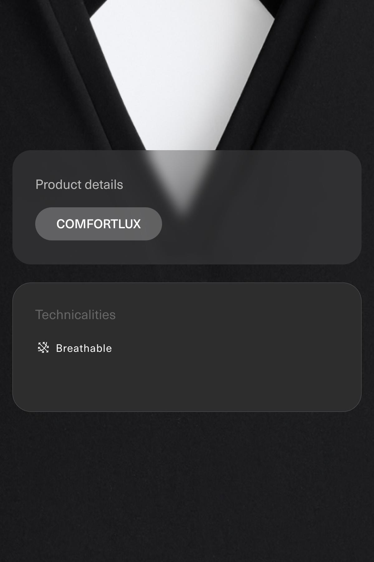 Open-back Comfortlux short jumpsuit — BLACK