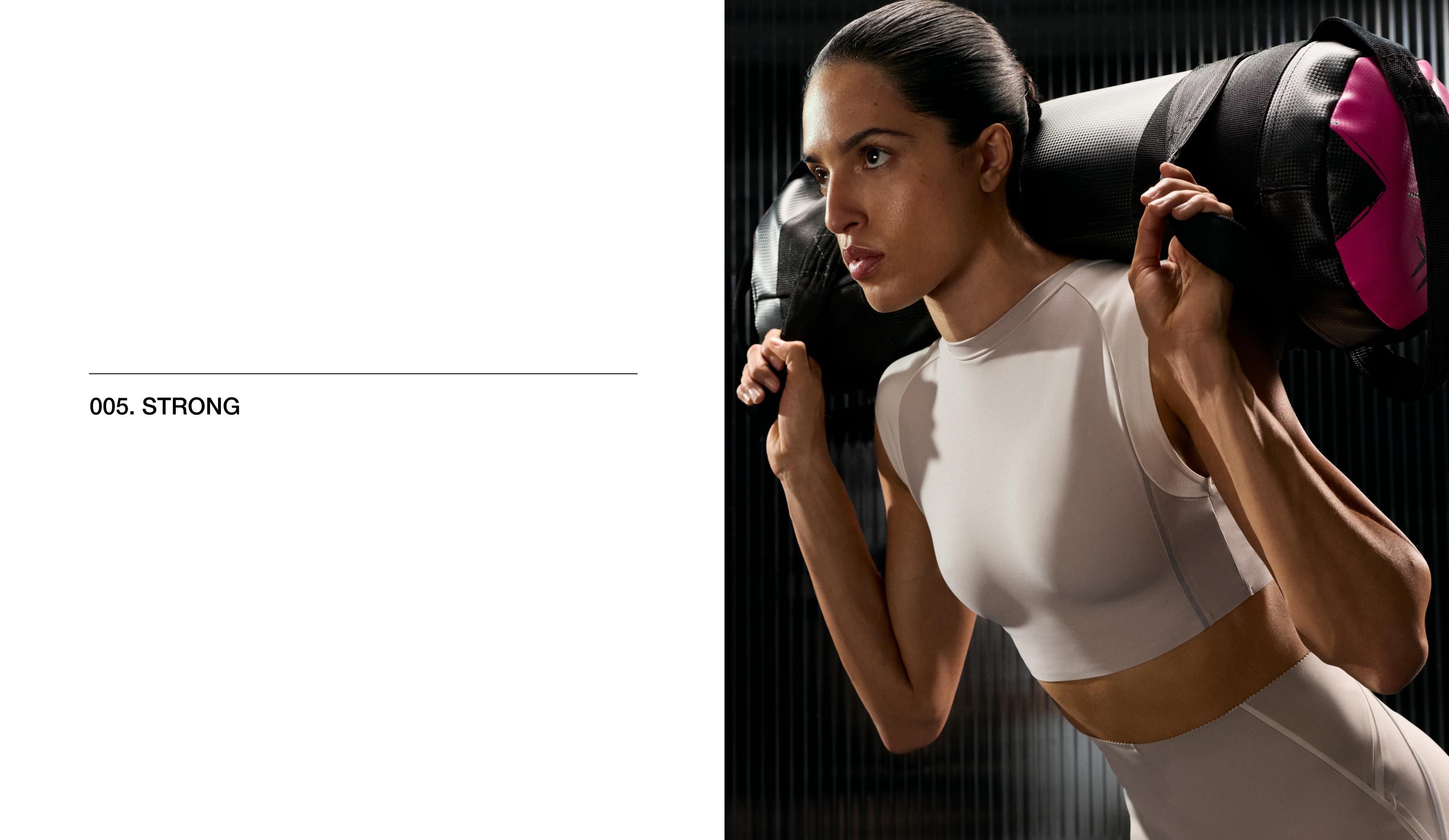 Reflective Compressive tank top — TAUPE