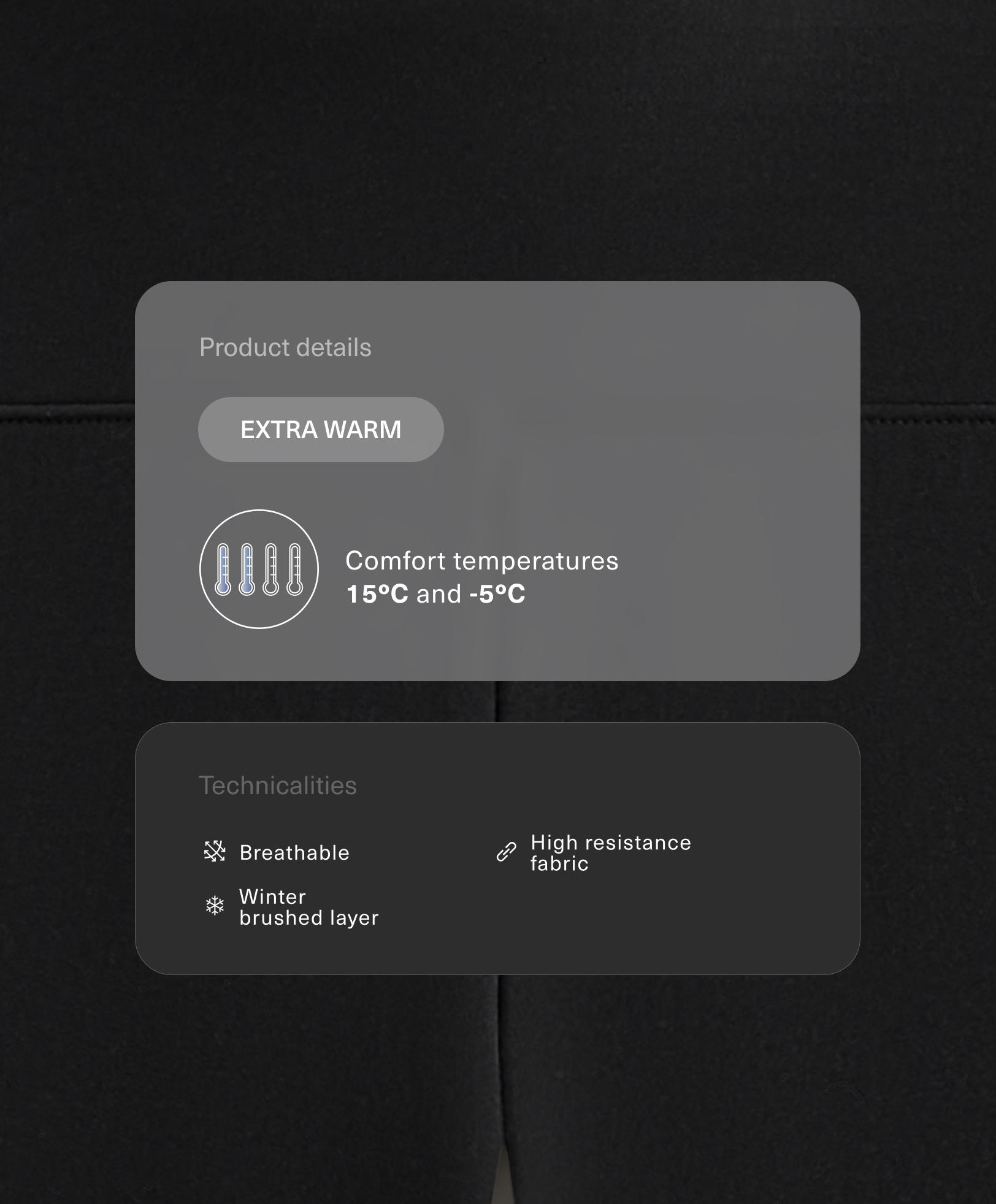 Legging 7/8 super high rise seamless extra warm 70 cm