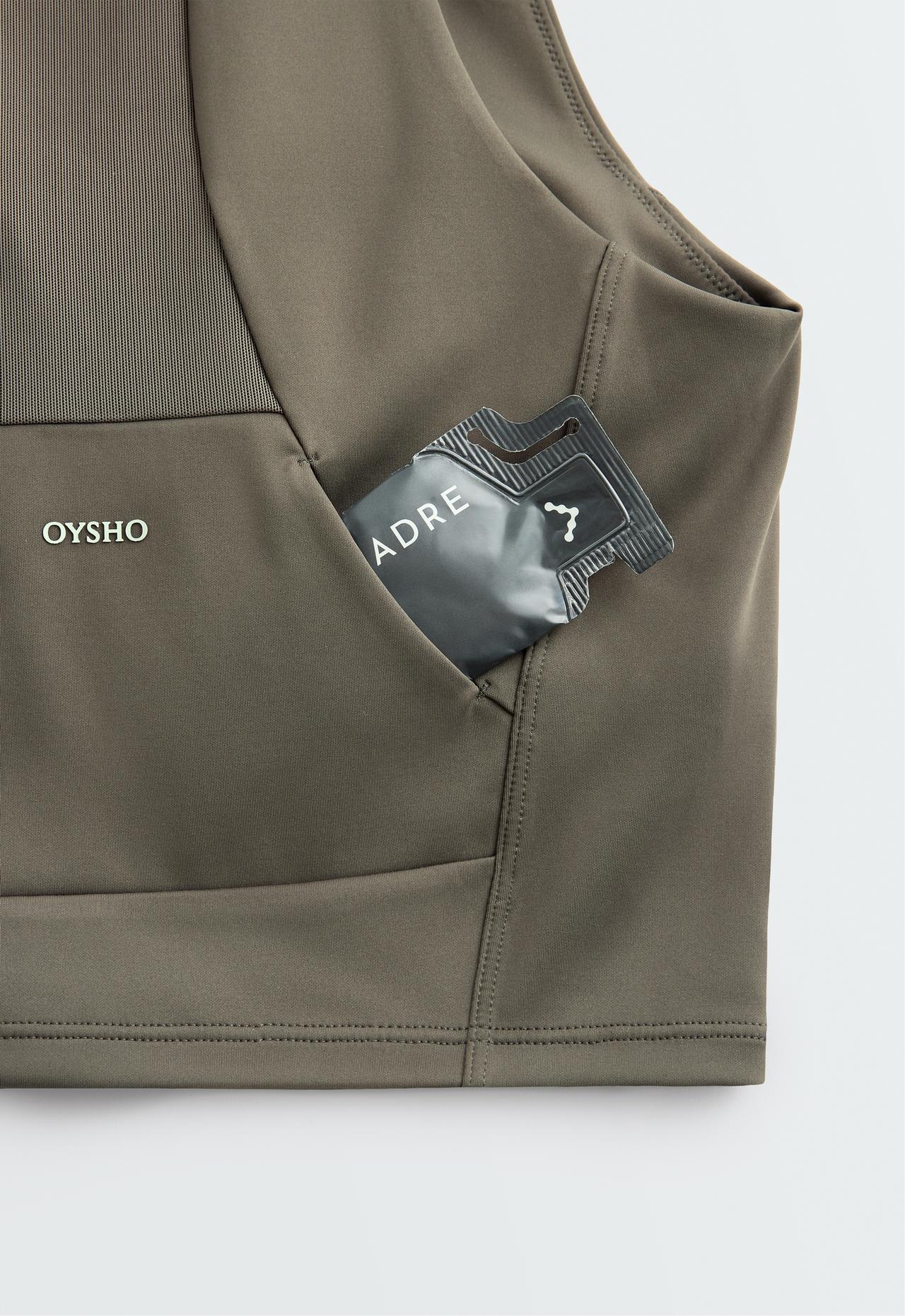 Rapid Dry tank top with pockets — CHARCOAL GREY