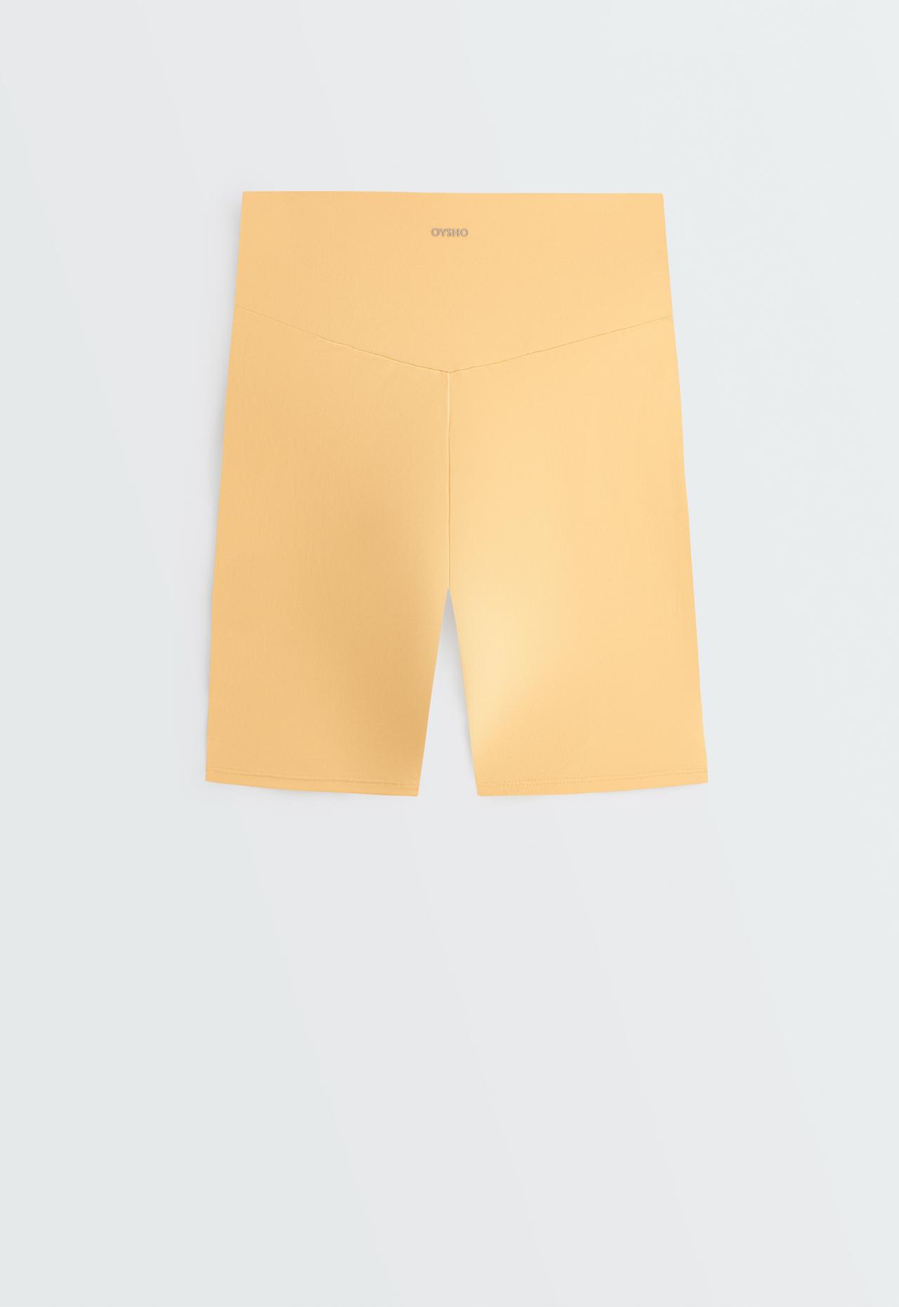 Leggings biker high rise comfortlux 20 cm — BURNT YELLOW