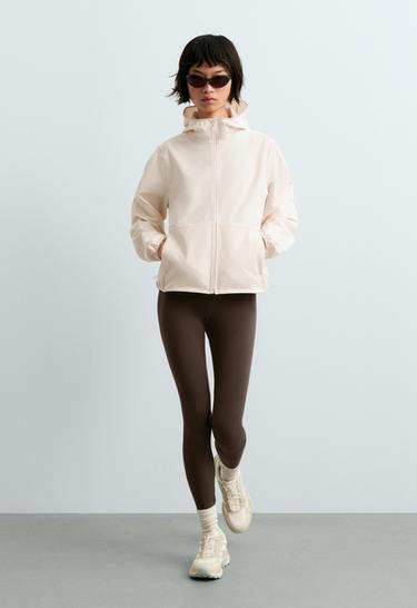 Stretch technical jacket — PALE ECRU 1