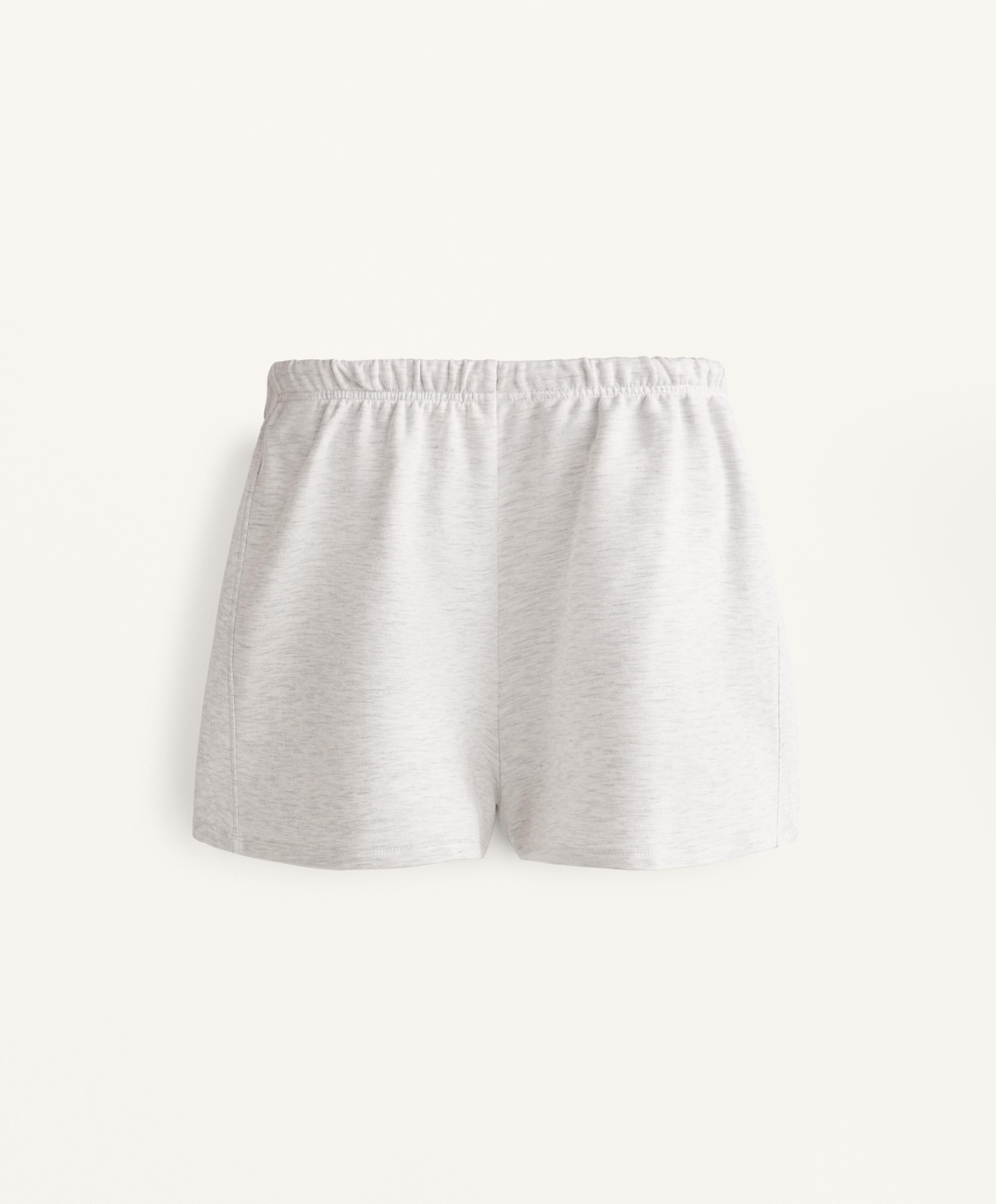 Wide-leg shorts with cotton and modal