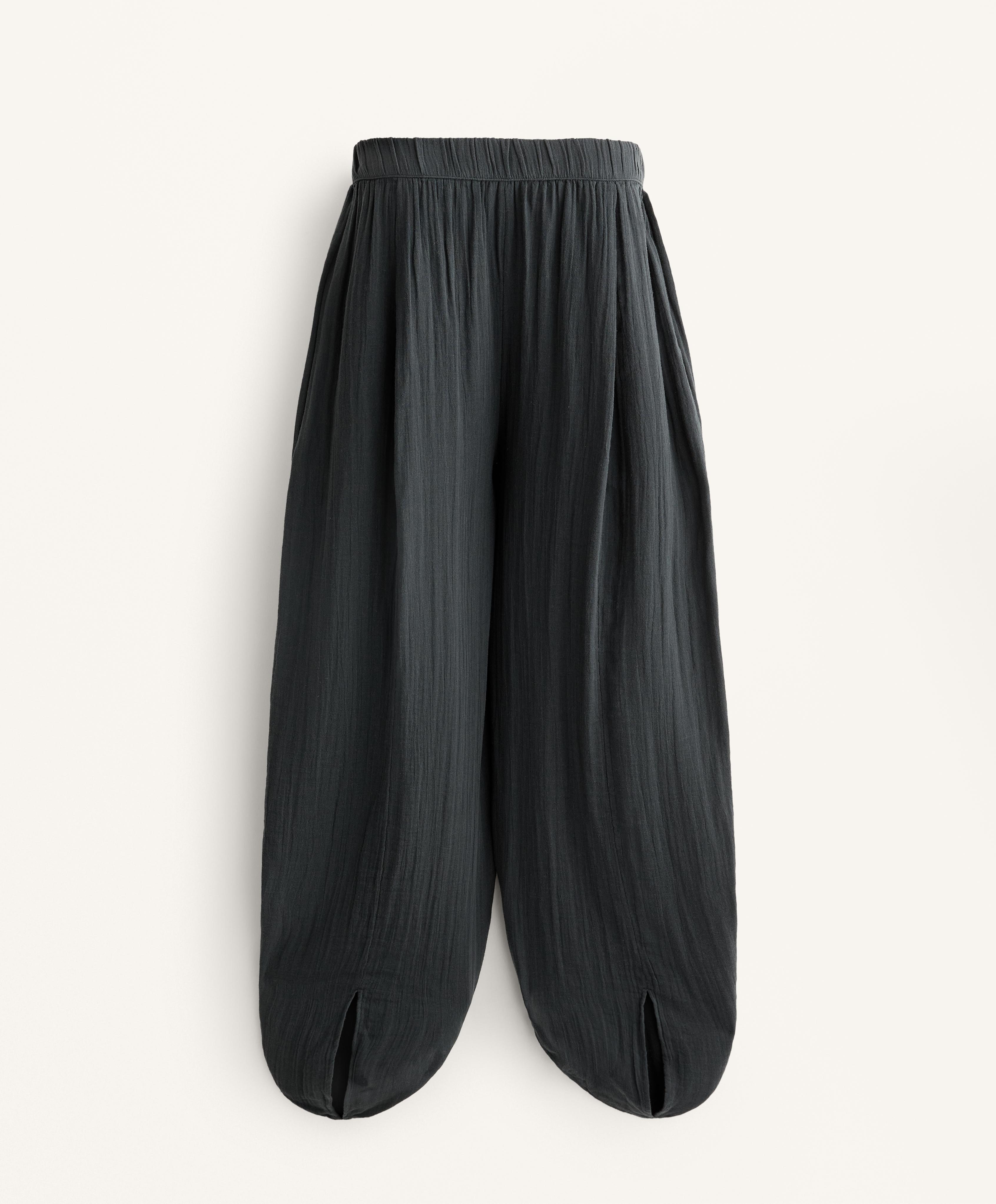 100% cotton balloon trousers