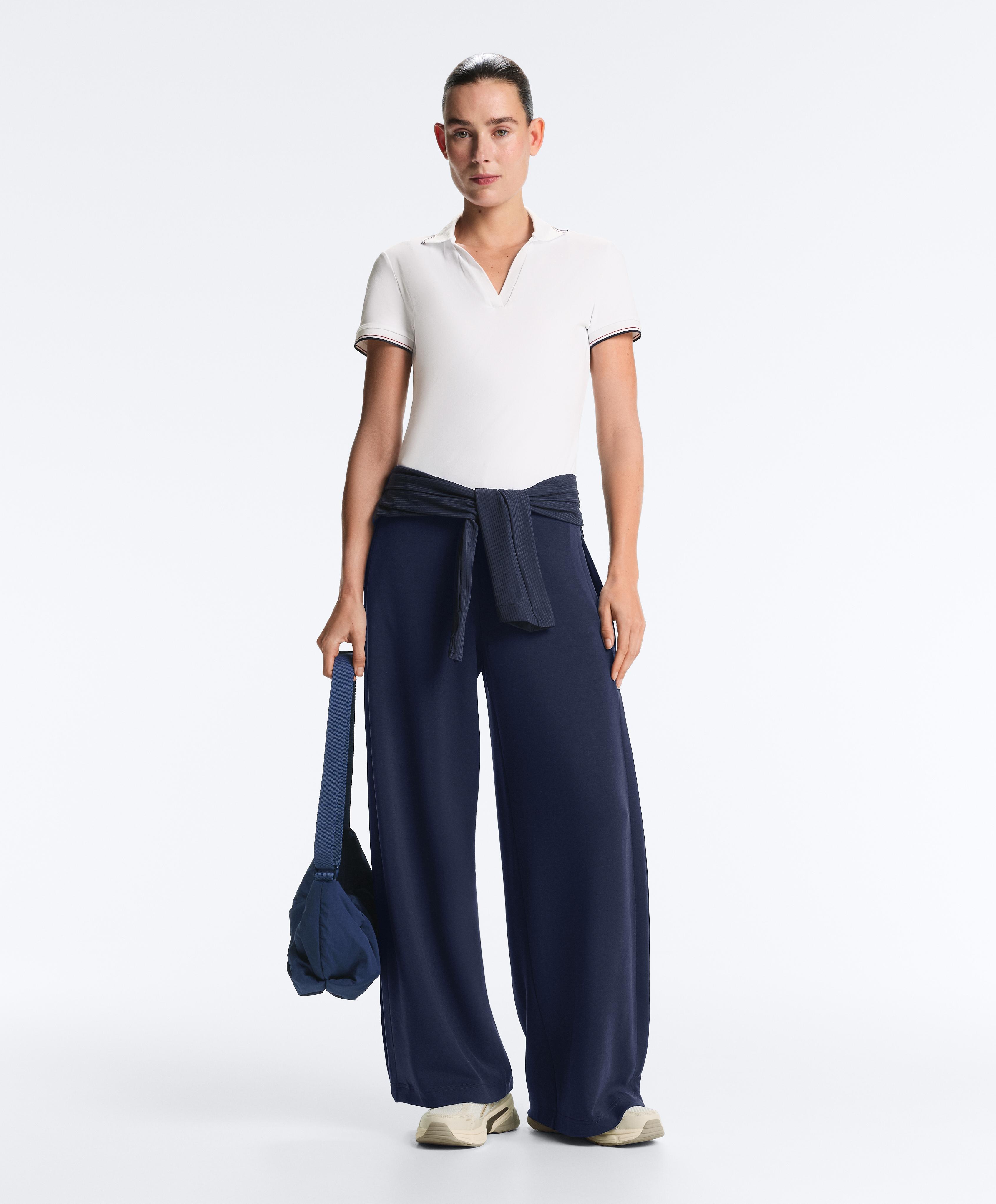 Comfortlux short sleeve polo shirt — WHITE 