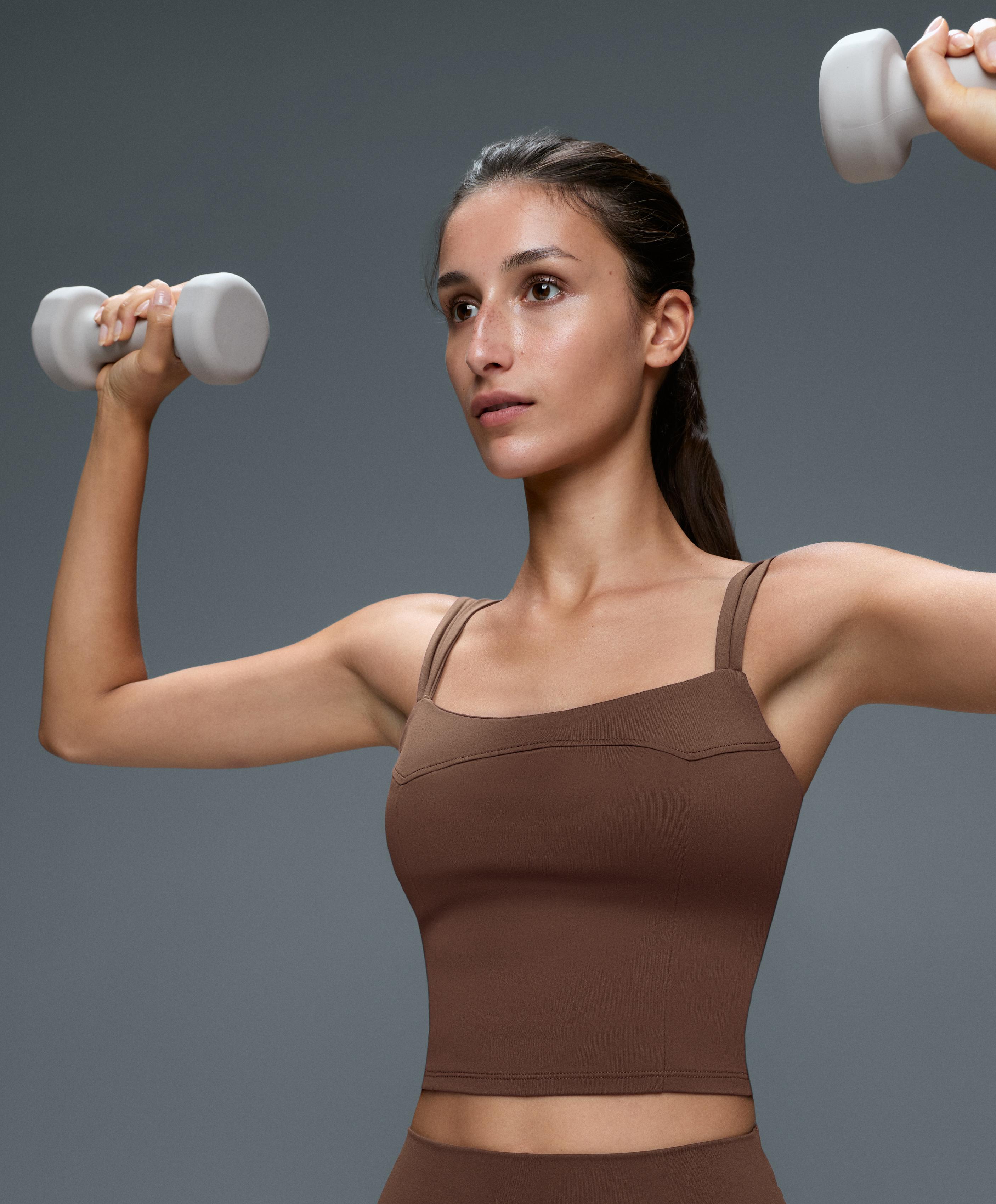 Comfortlux seam detail tank top — COCOA