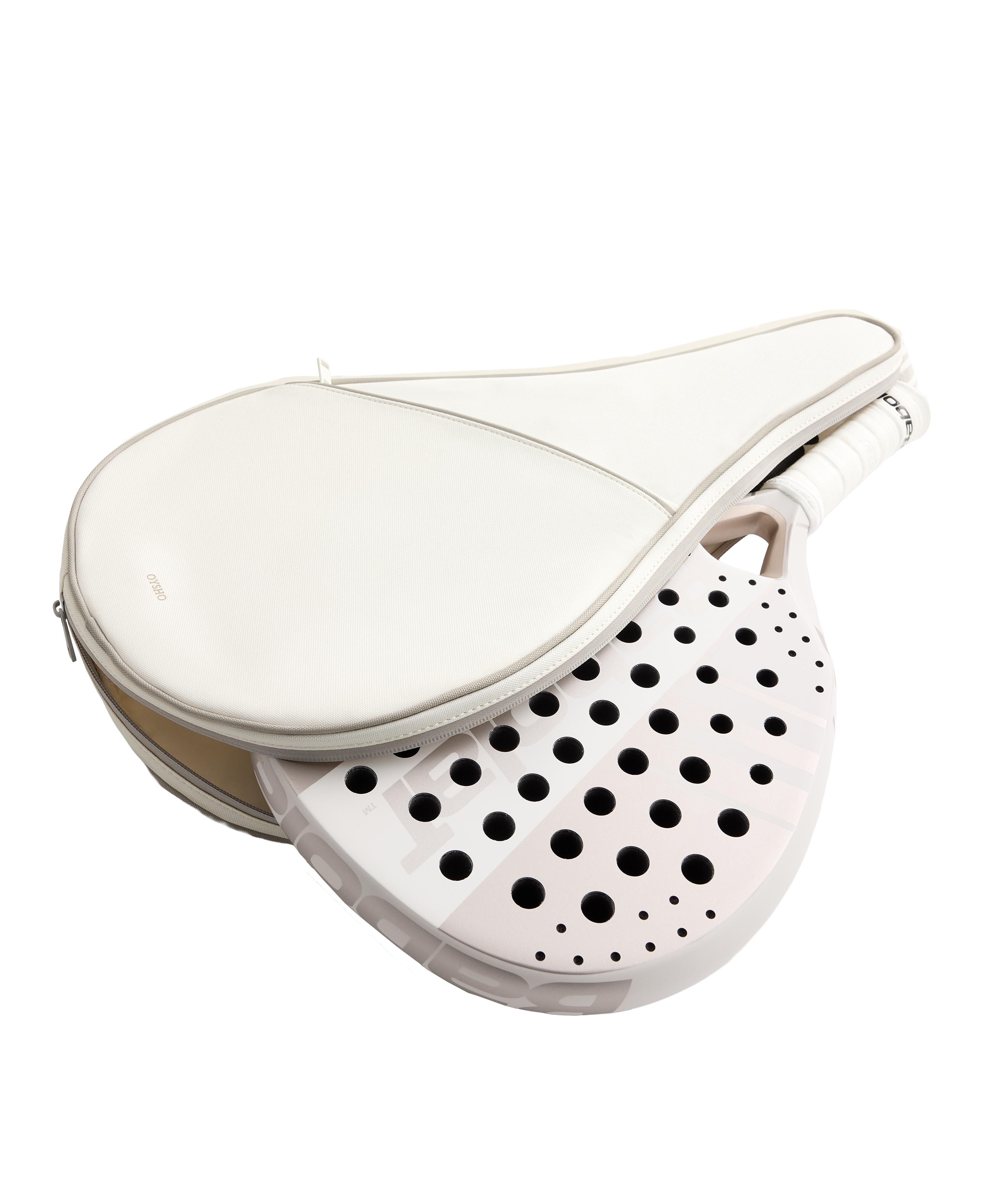 Padel racket cover — PALE ECRU