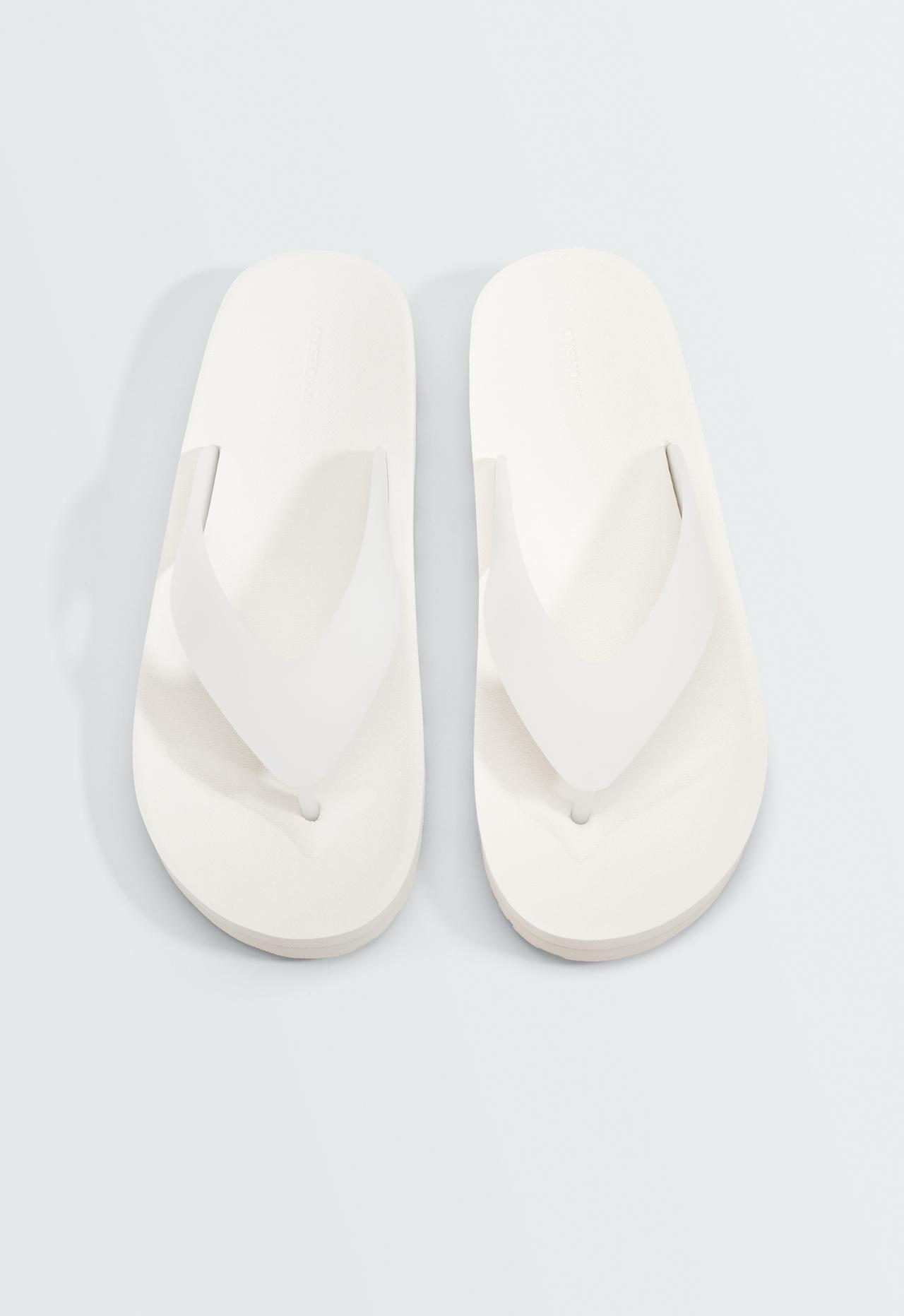 Platform beachwear sandals — WHITE