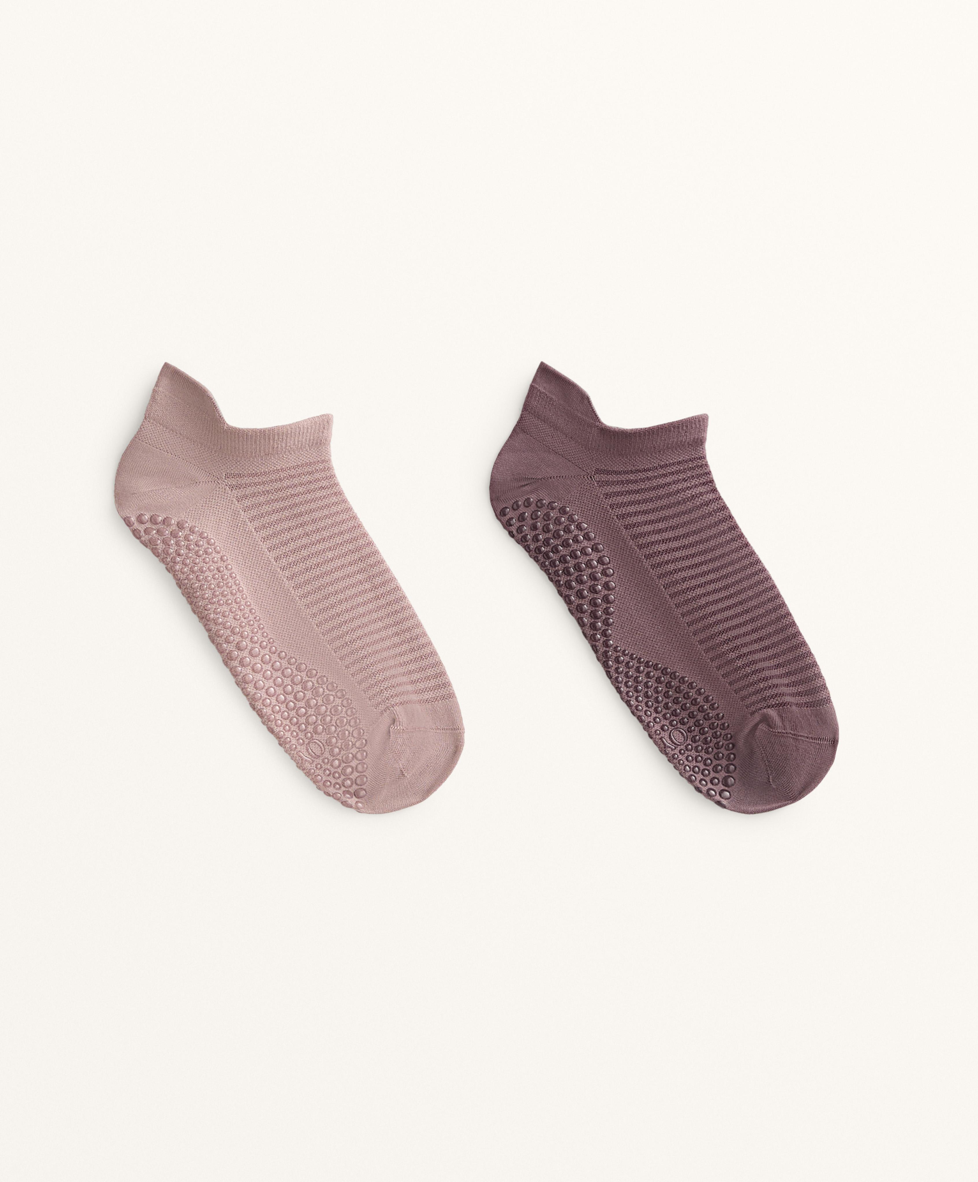 2 pairs of polyamide blend yoga and Pilates sneaker socks 2 pairs of polyamide blend yoga and Pilates sneaker socks