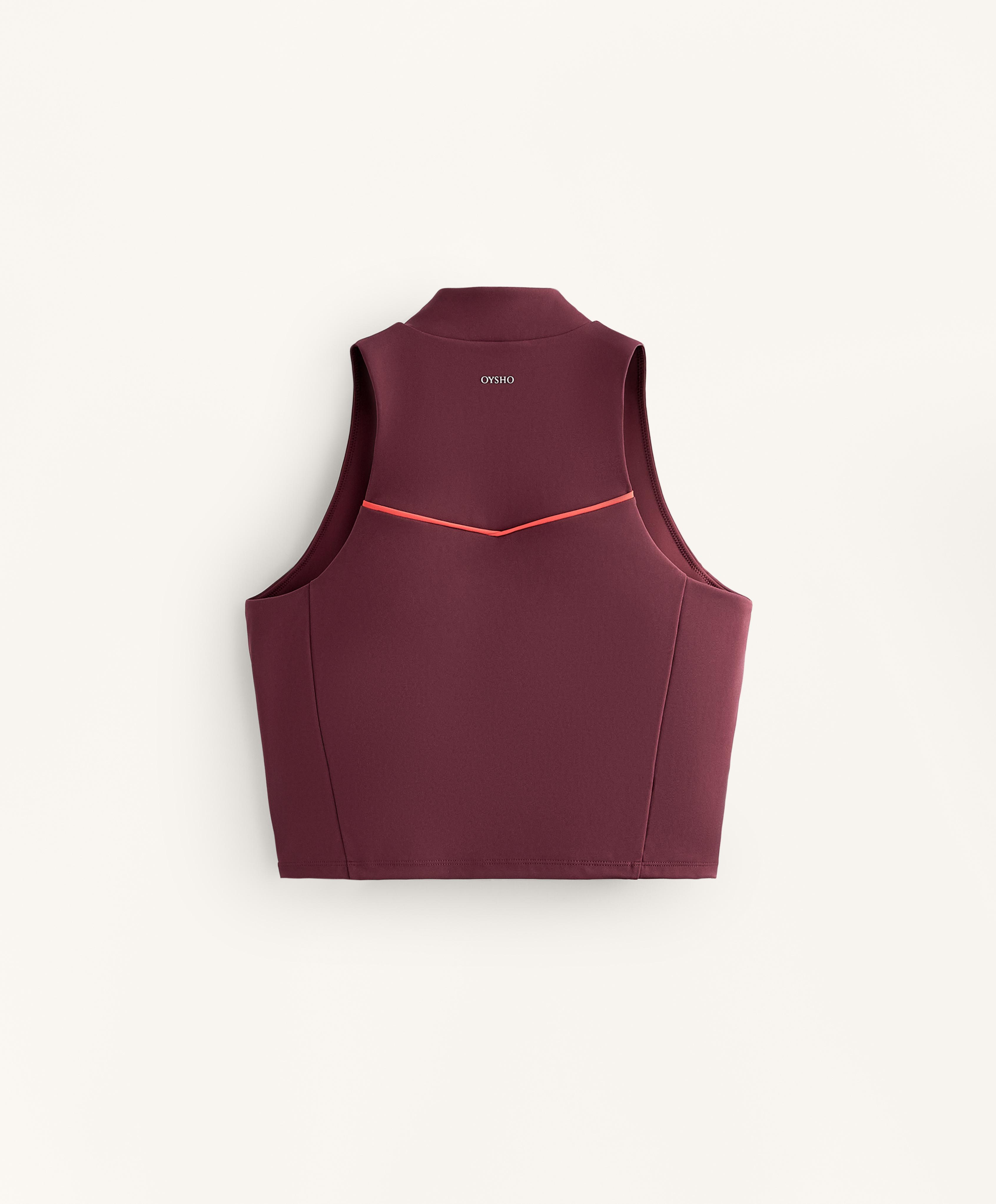 Tank top Compressive cu fermoar | OYSHO România | Soldari