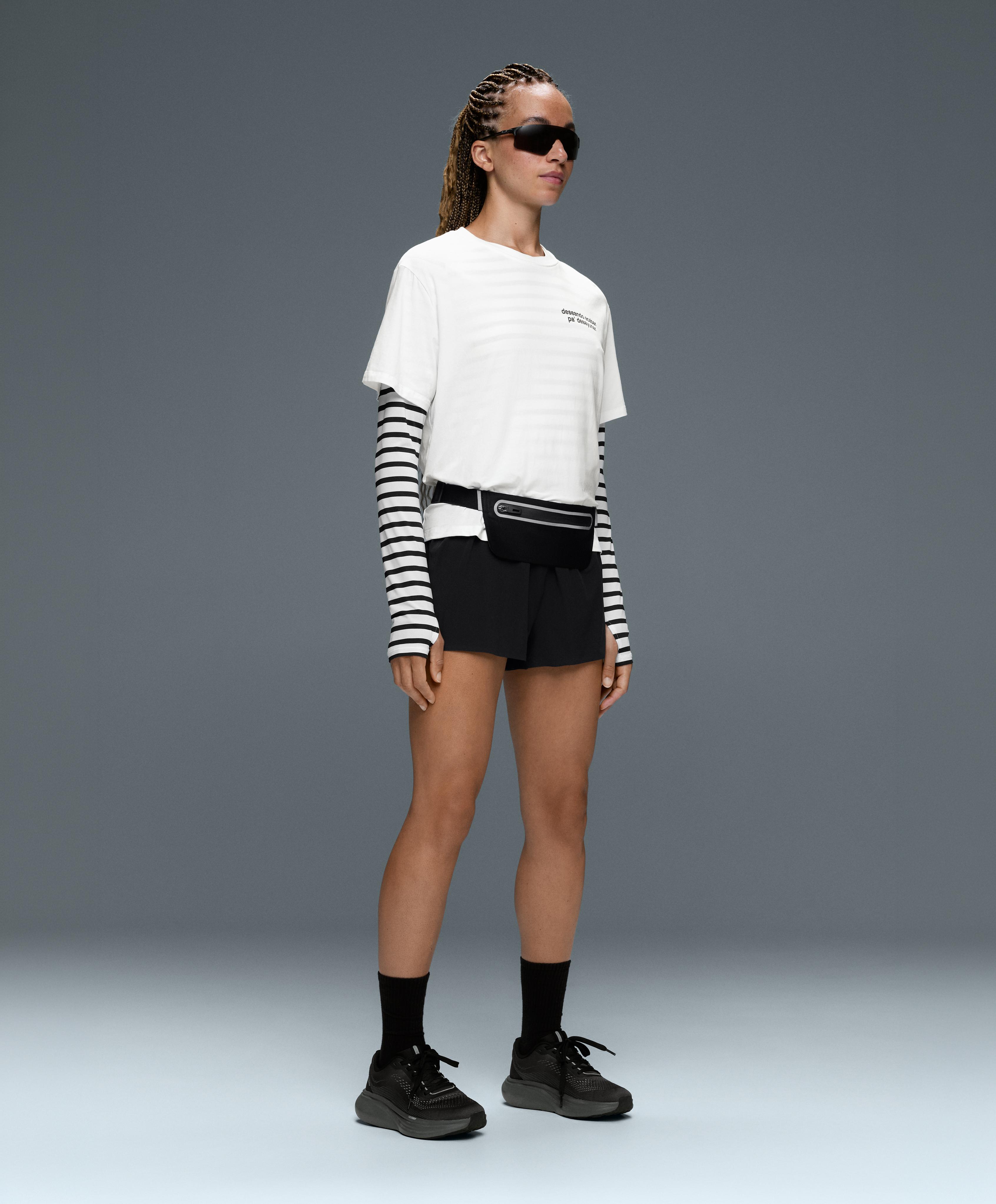 Boxy cotton blend T-shirt with slogan — WHITE 