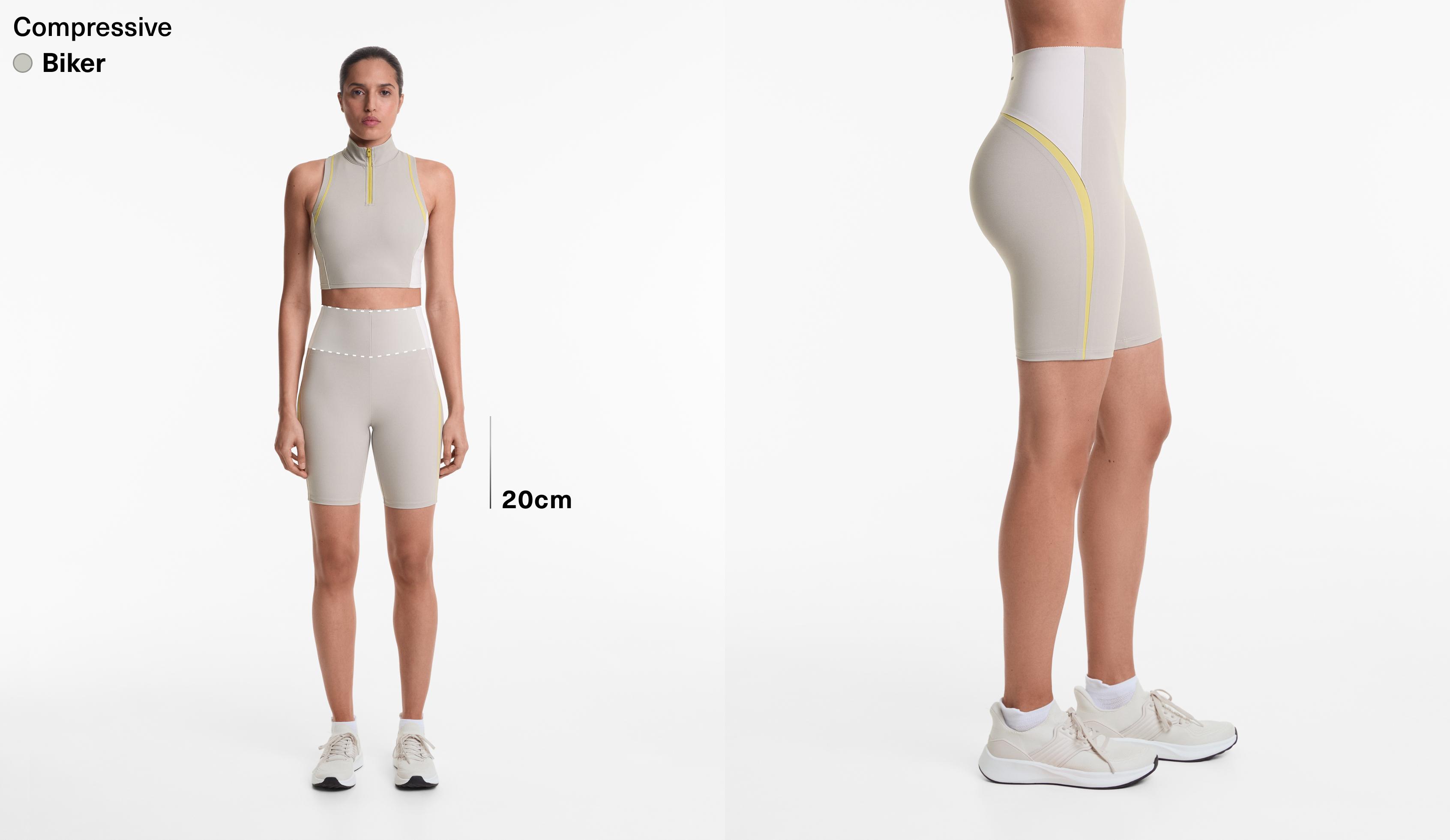 Compressive block 25cm cycling leggings