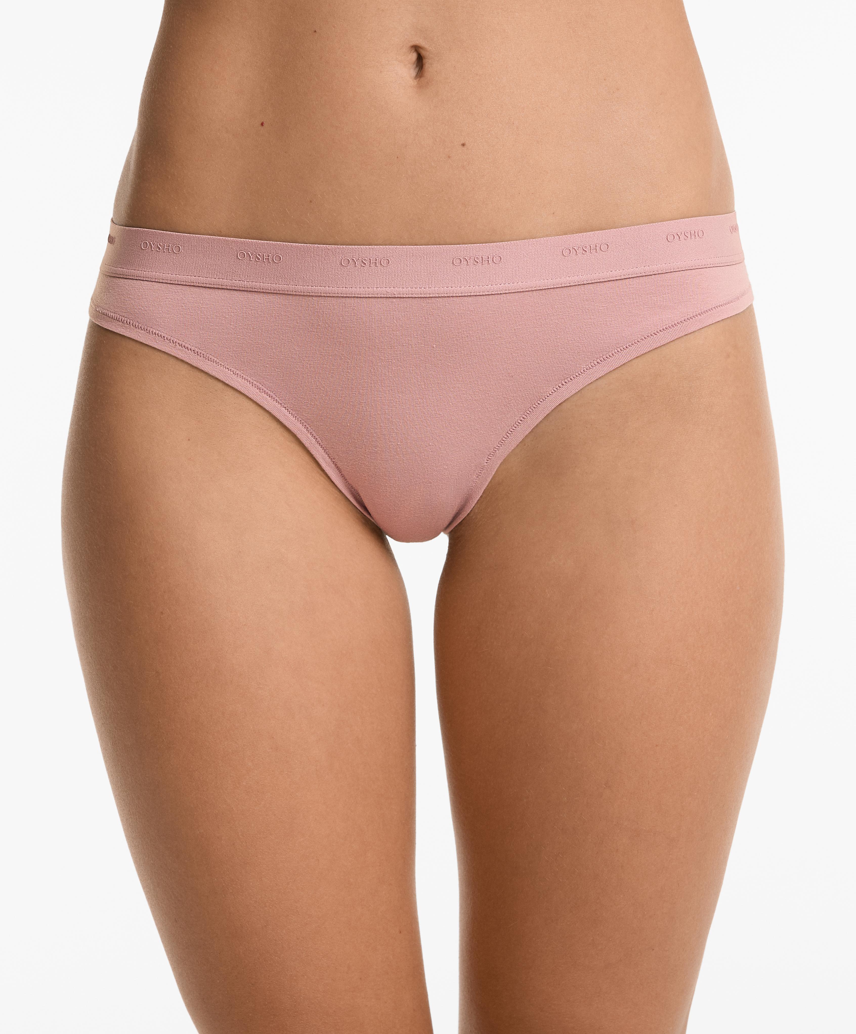 3 Brazilian briefs in a cotton blend with logo - Sale 3 Brazilian briefs in a cotton blend with logo - Sale