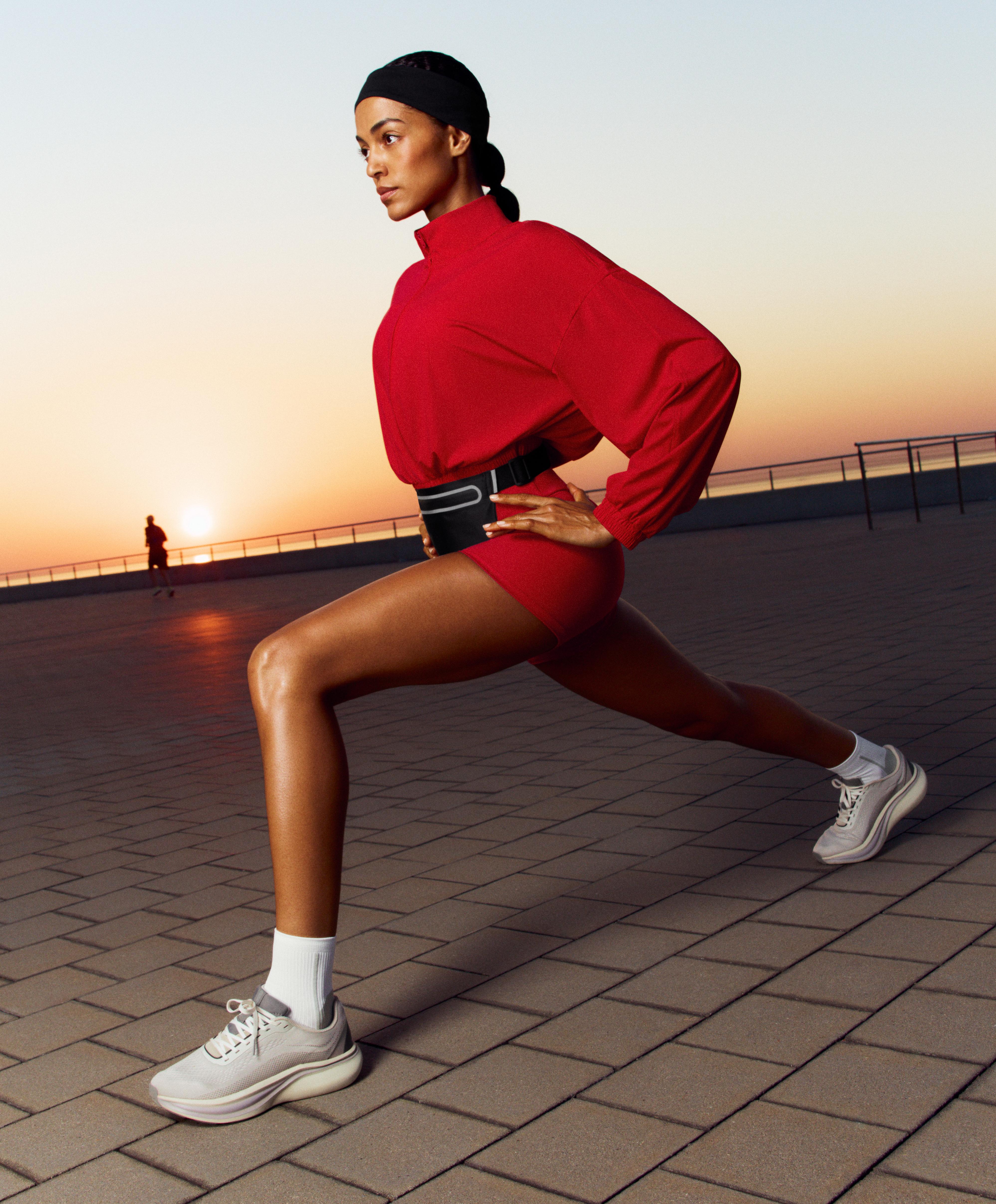 Light Touch boxy technical jacket — BRIGHT RED