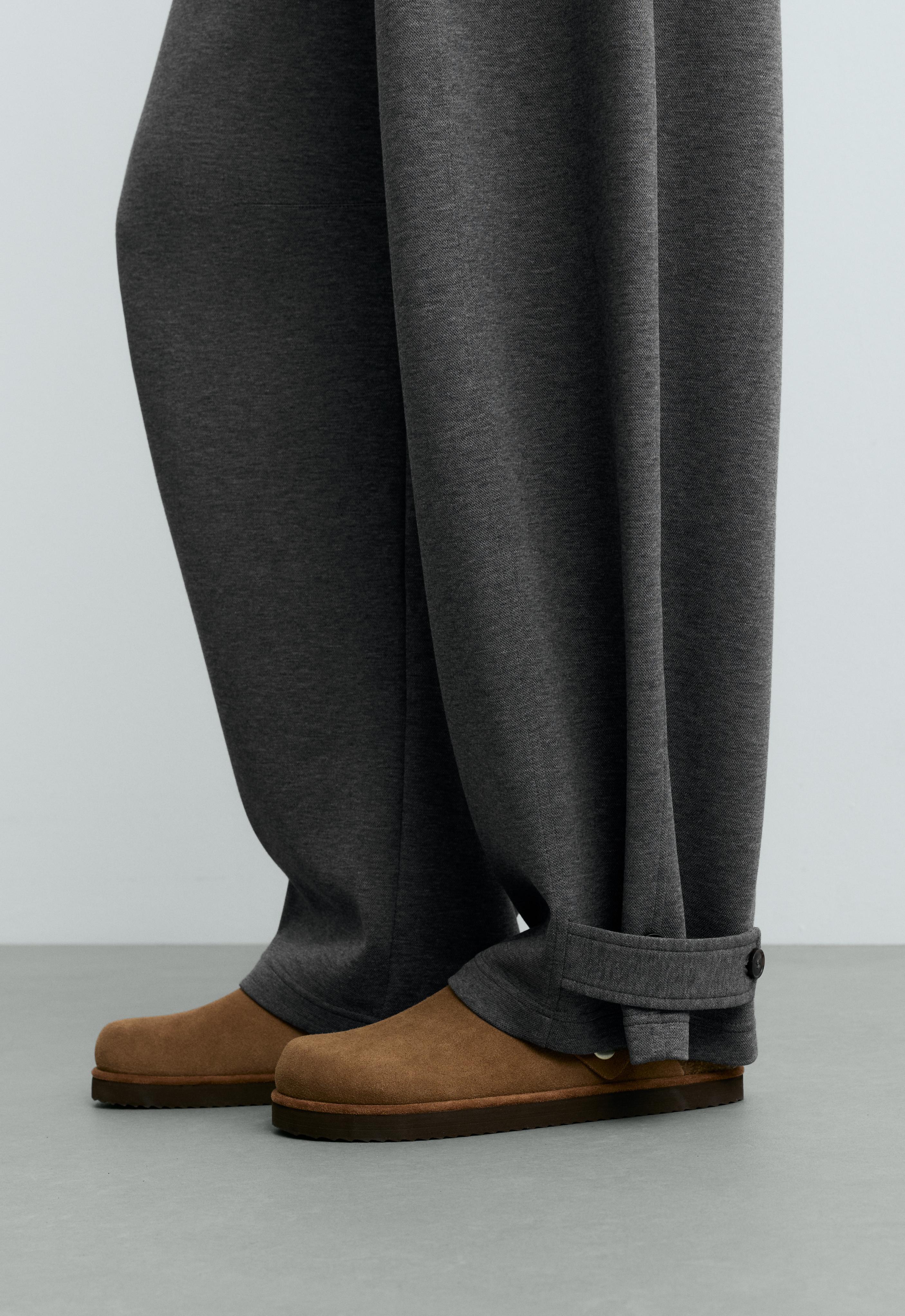 Oysho Pike pamuklu ayarlanabilir barrel pantolon