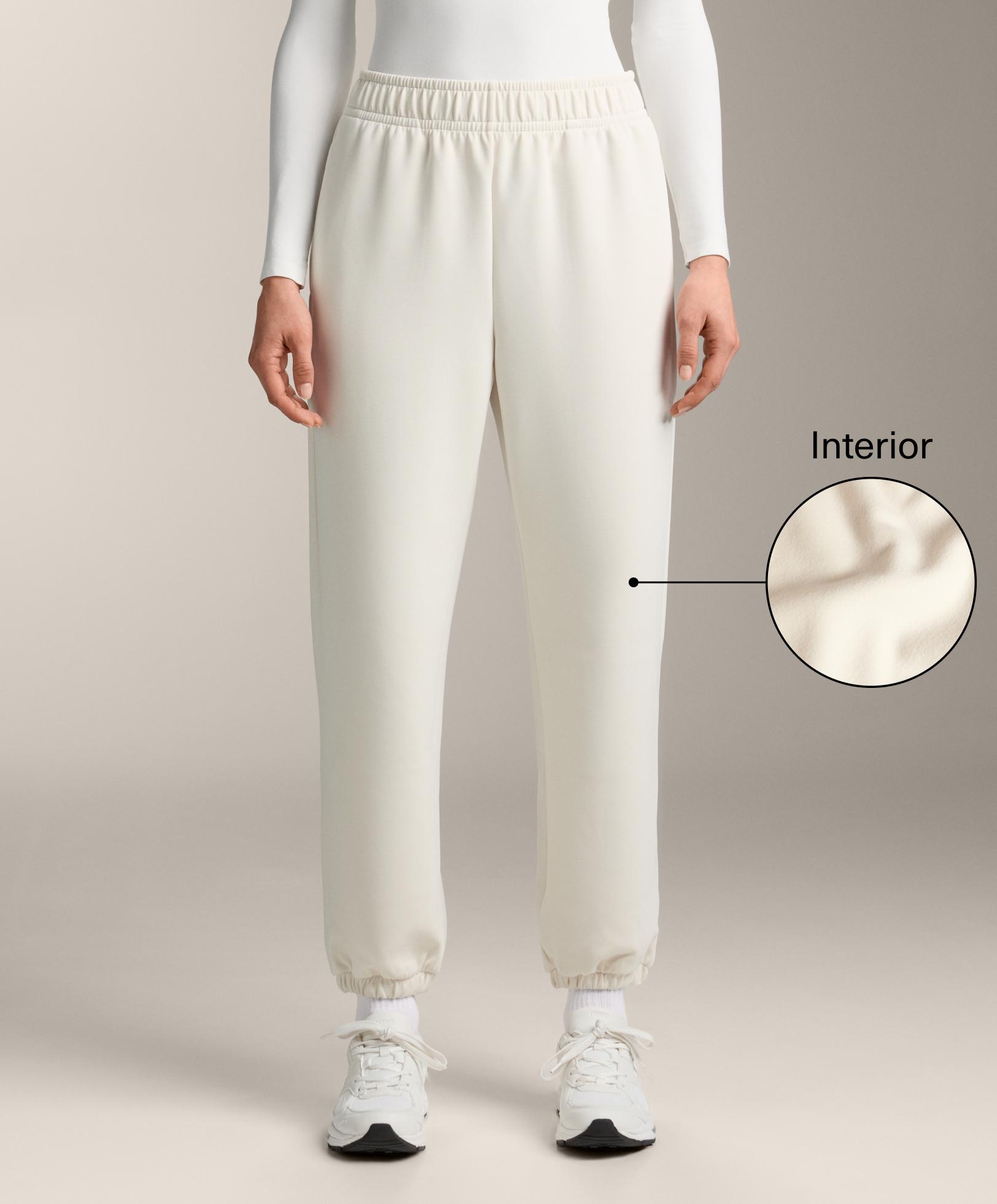 Joggers with brushed modal