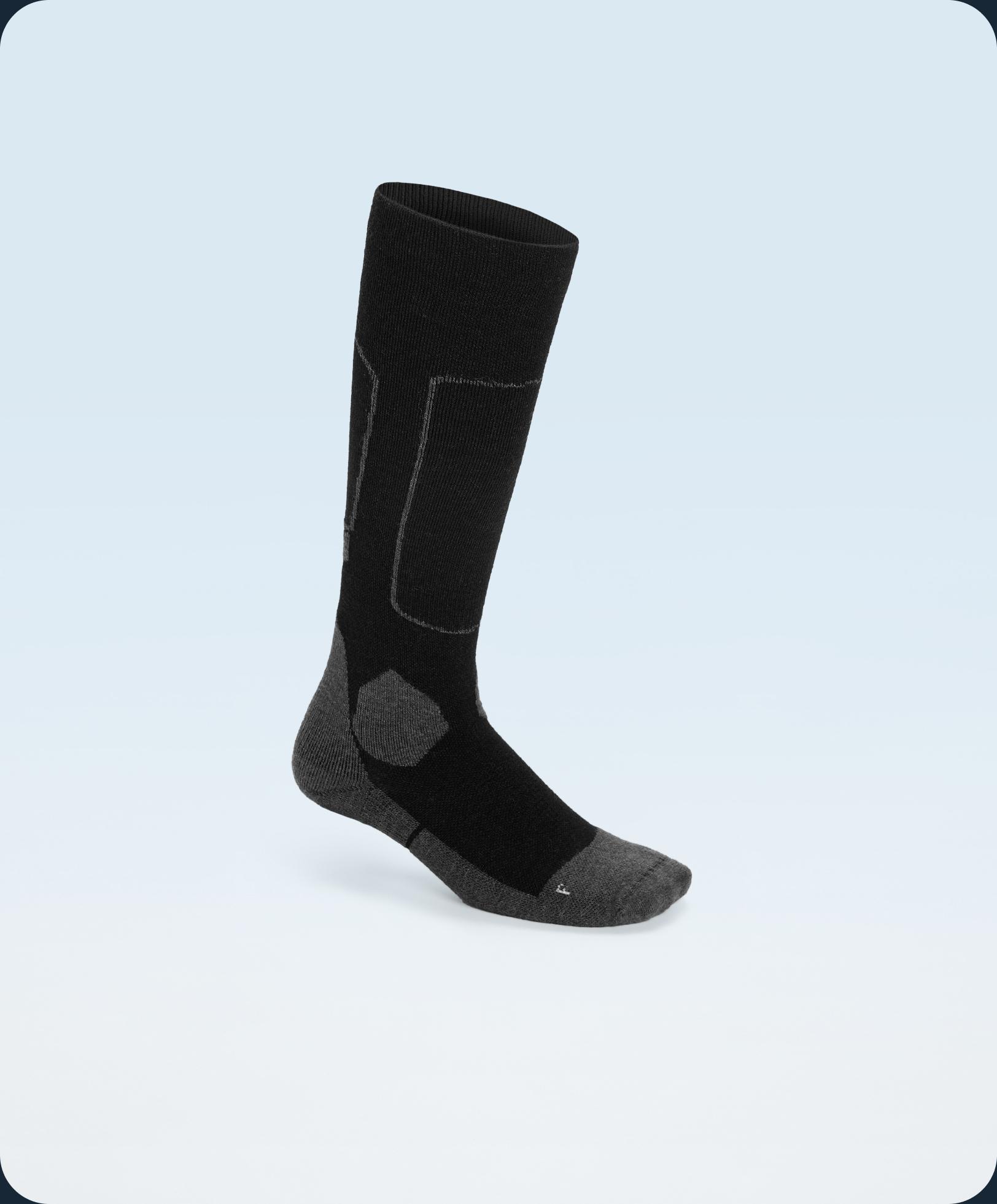 WOOLMARK® wool blend long ski socks