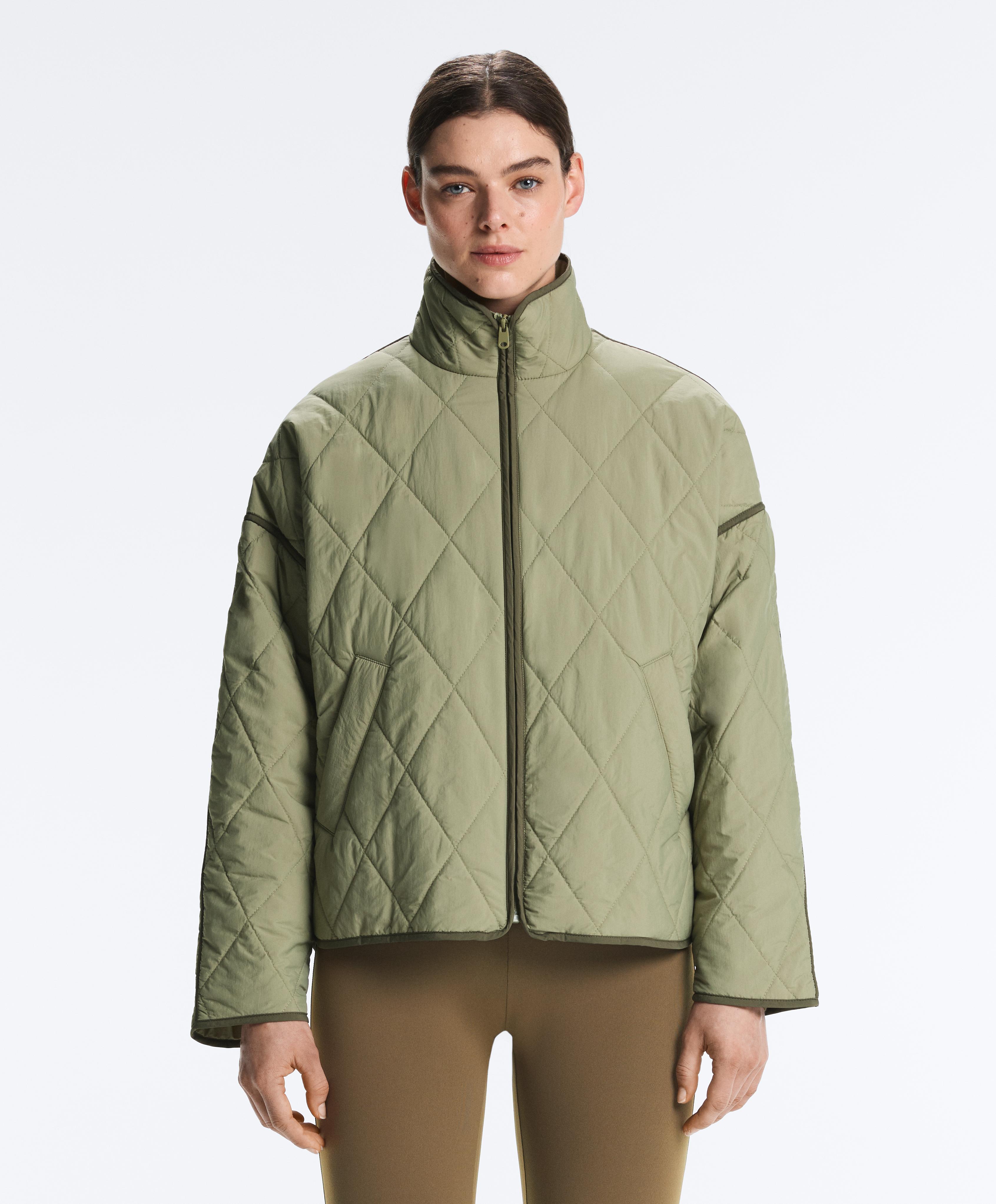 Water-repellent FELLEX® AEROGEL padded jacket — WASHED APPLE GREEN
