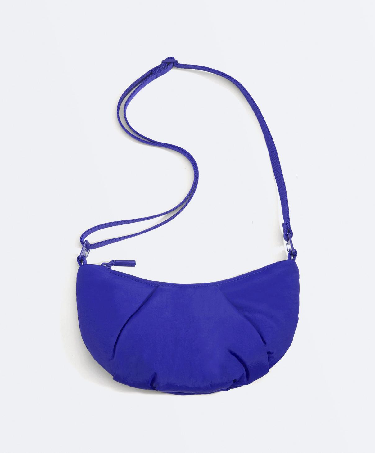 Mini quilted crossbody bag — BLUE