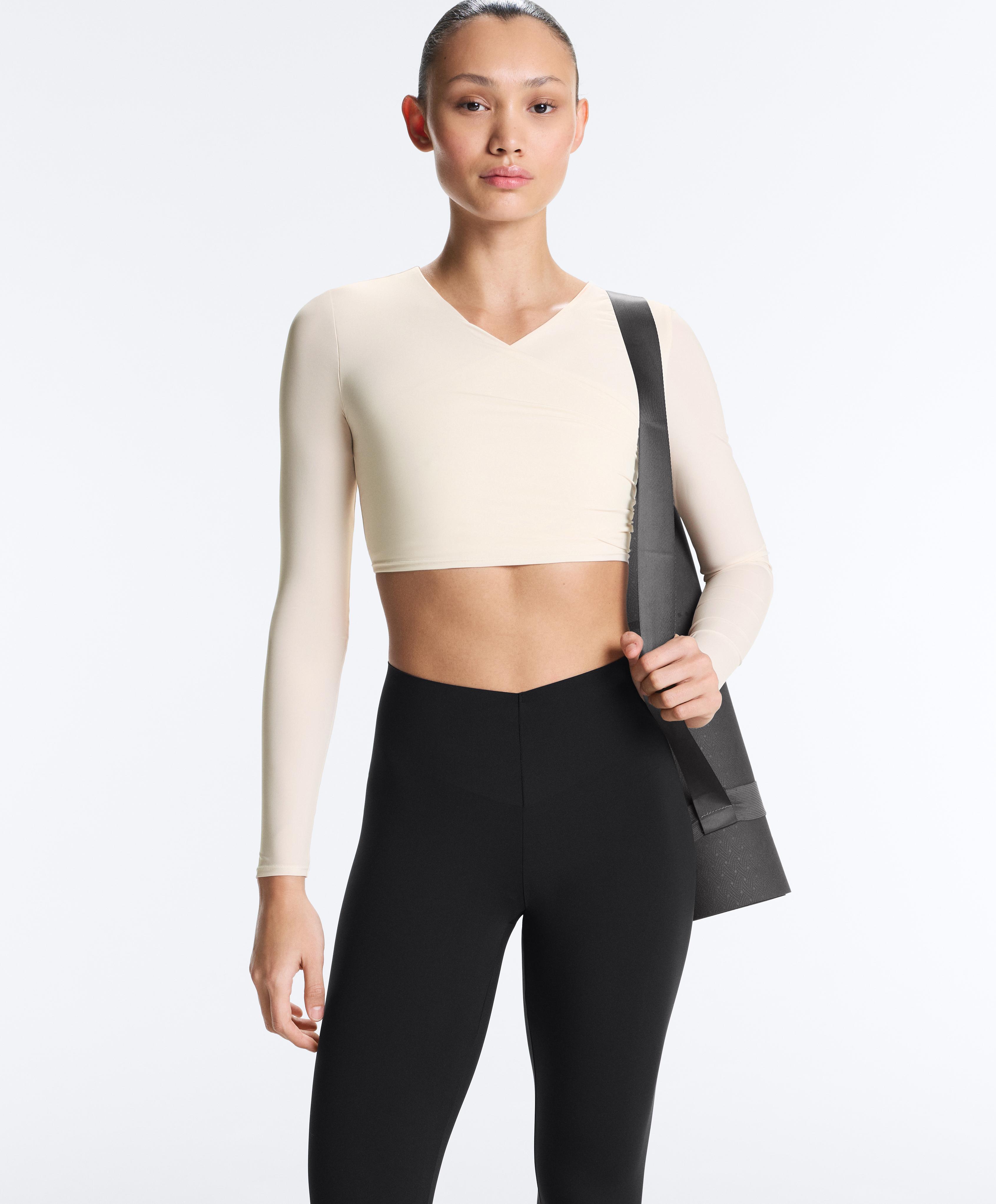 Light Touch long-sleeved T-shirt — PALE ECRU