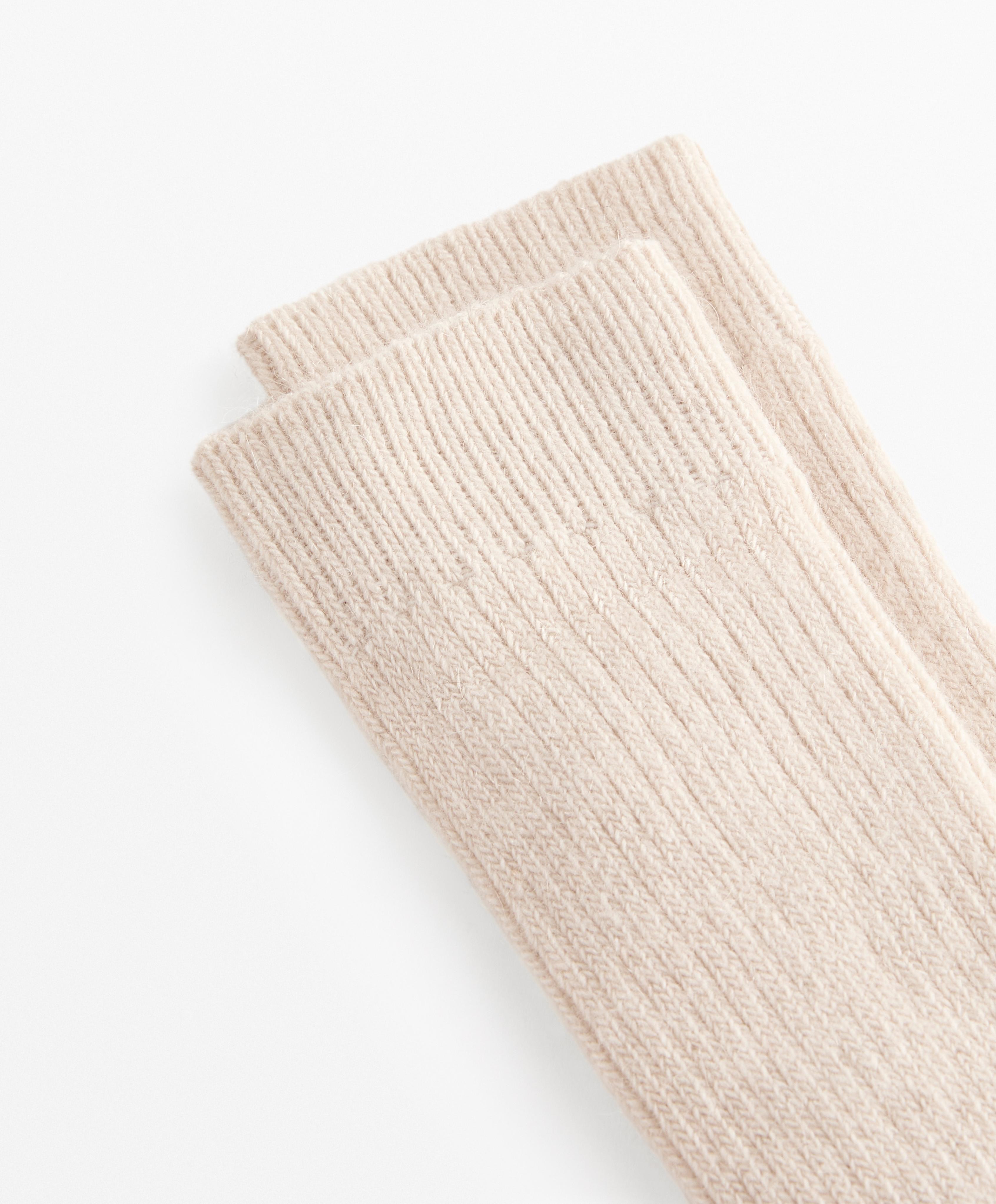 21% cashmere 14% wool long socks