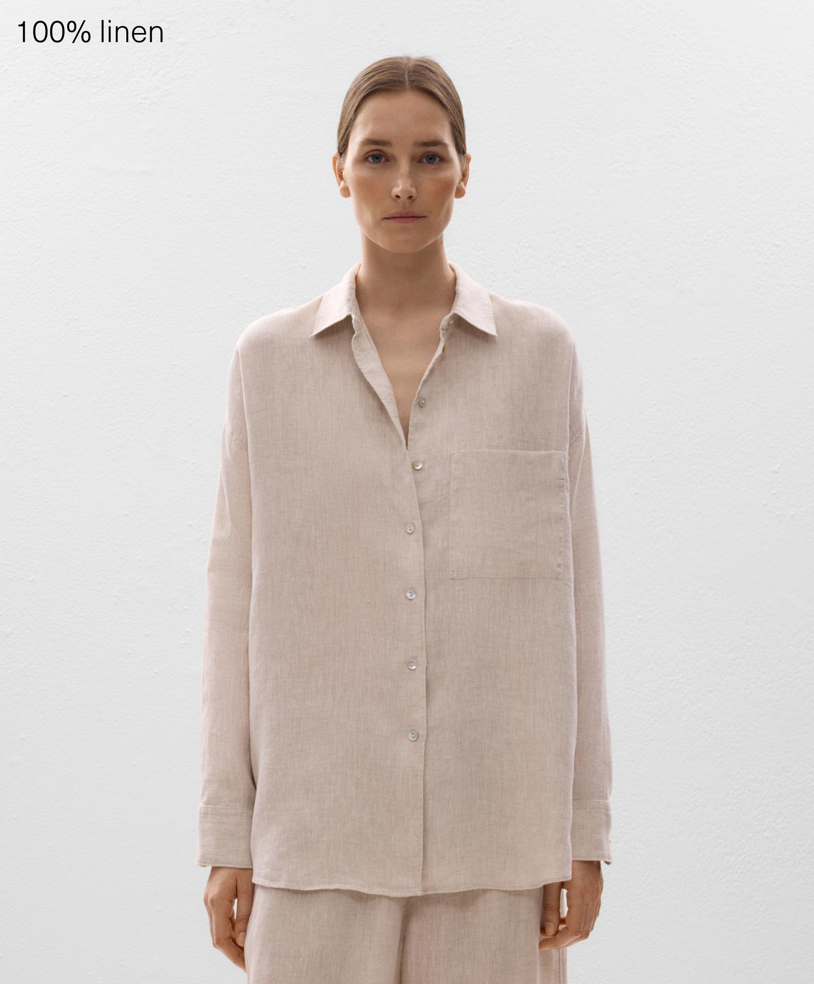 100% linen relaxed shirt 100% linen relaxed shirt