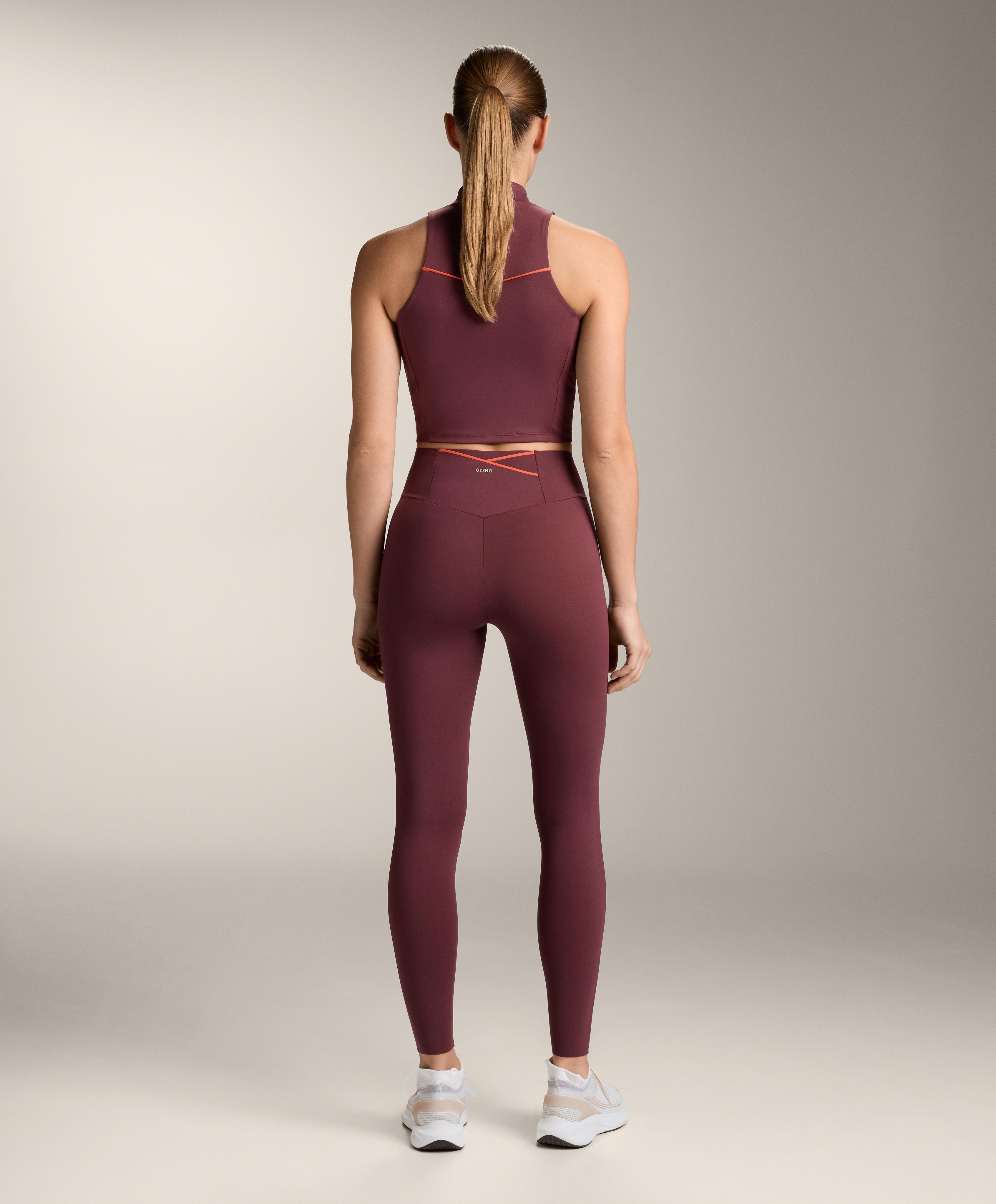Maroon compressive core control total look - Sale