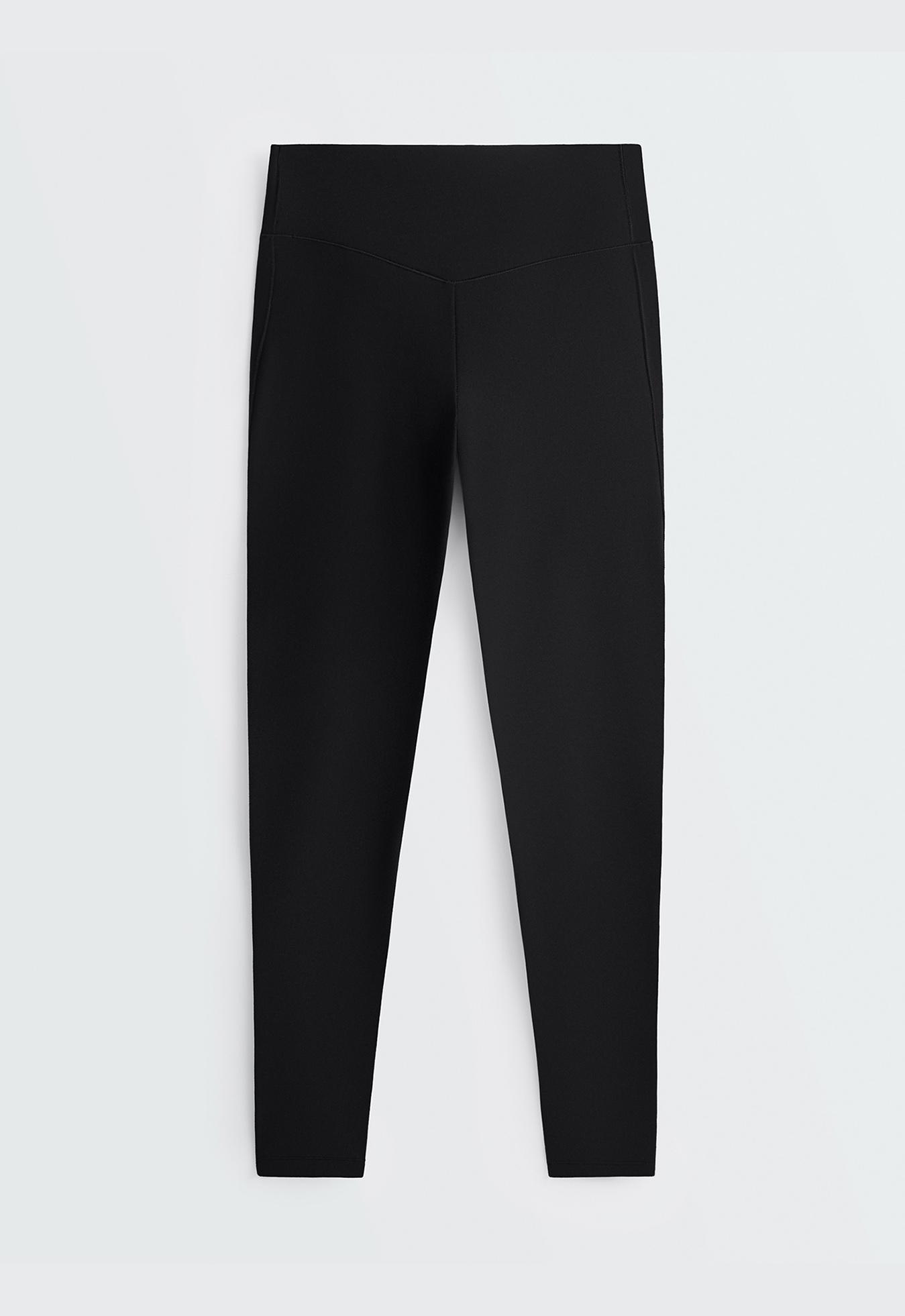Evermove high-rise ankle-length leggings — BLACK