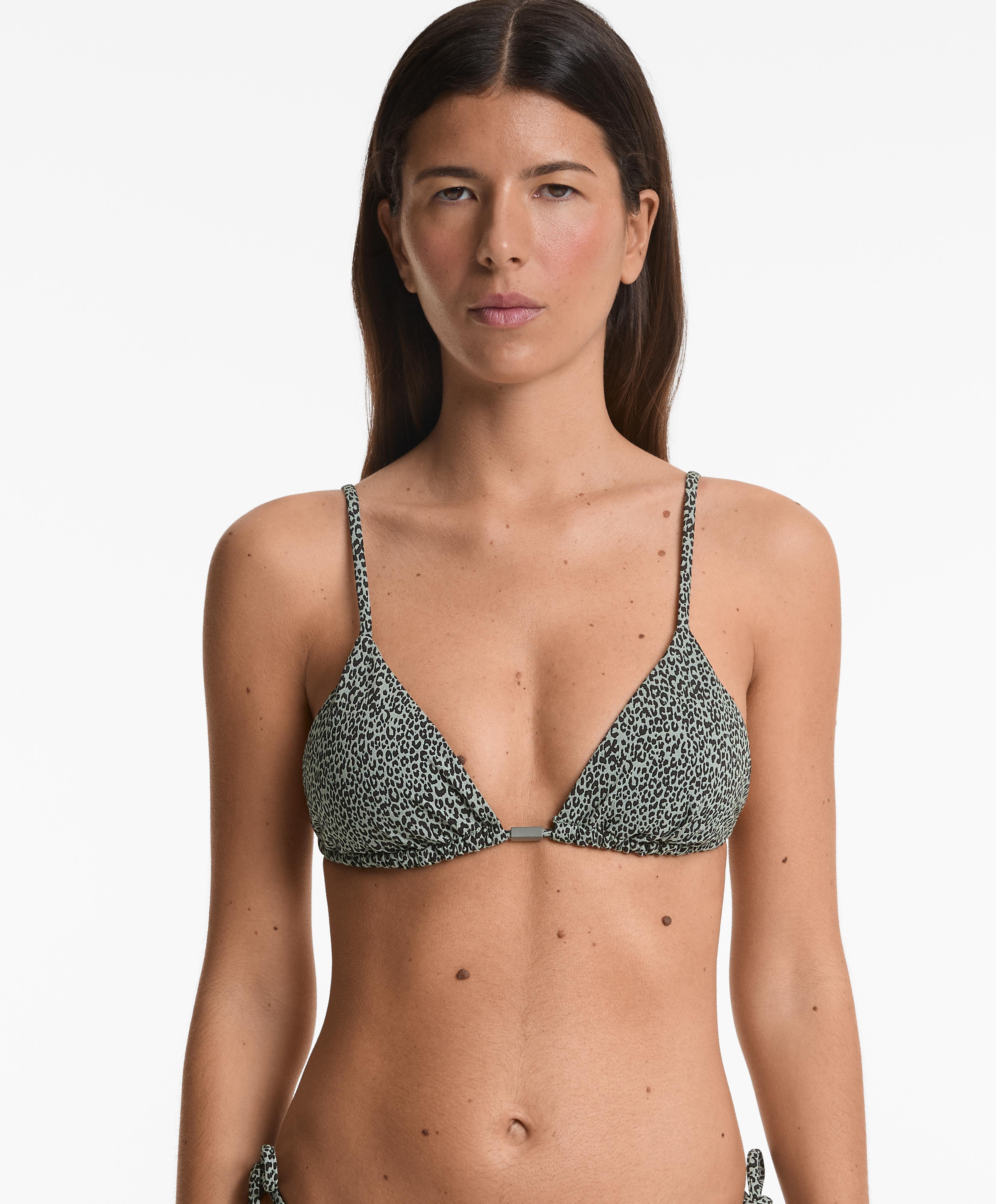 توب بيكيني مثلث مطبوع توب بيكيني مثلث مطبوع