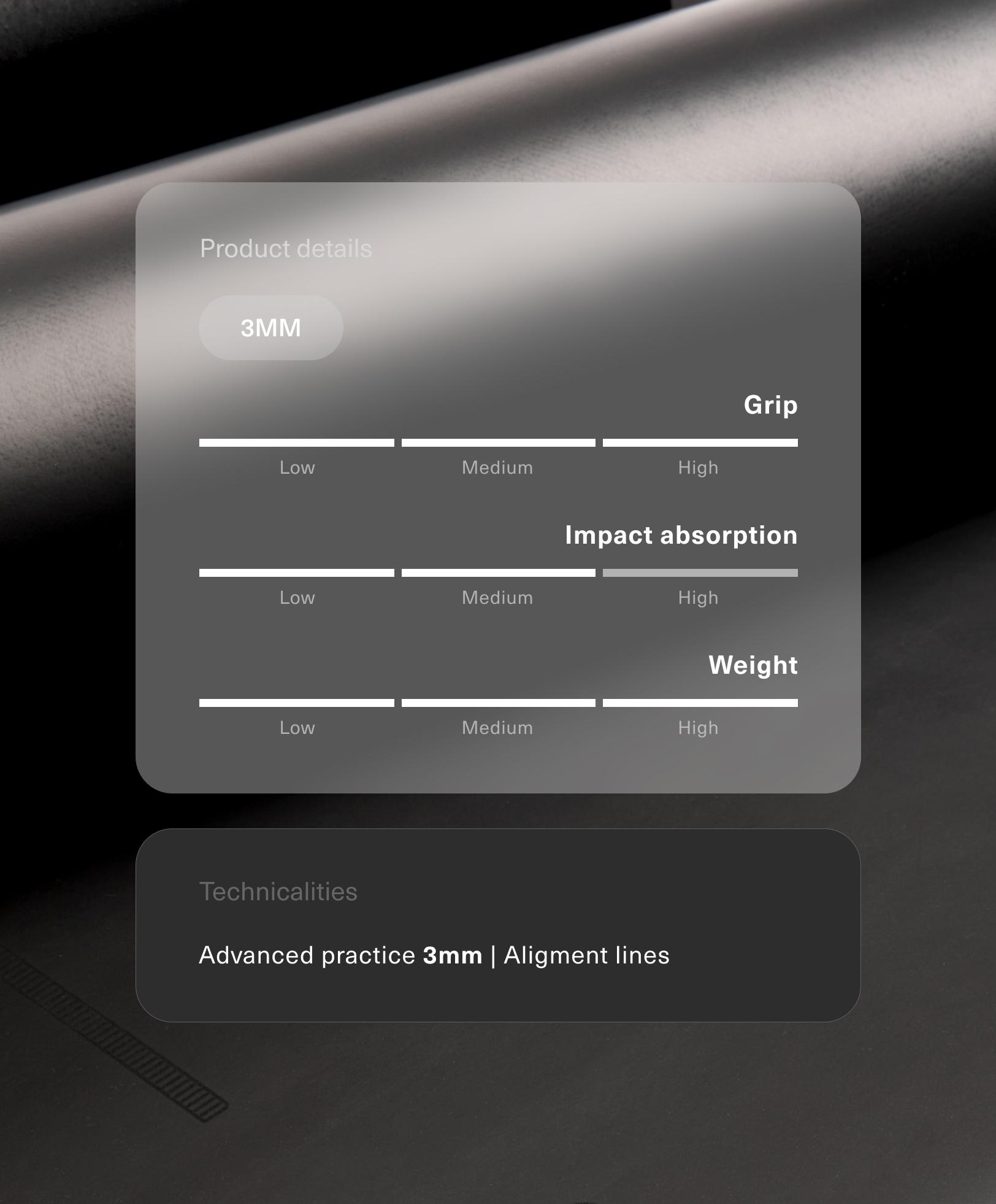 3mm multi-level yoga mat - Sale 3mm multi-level yoga mat - Sale