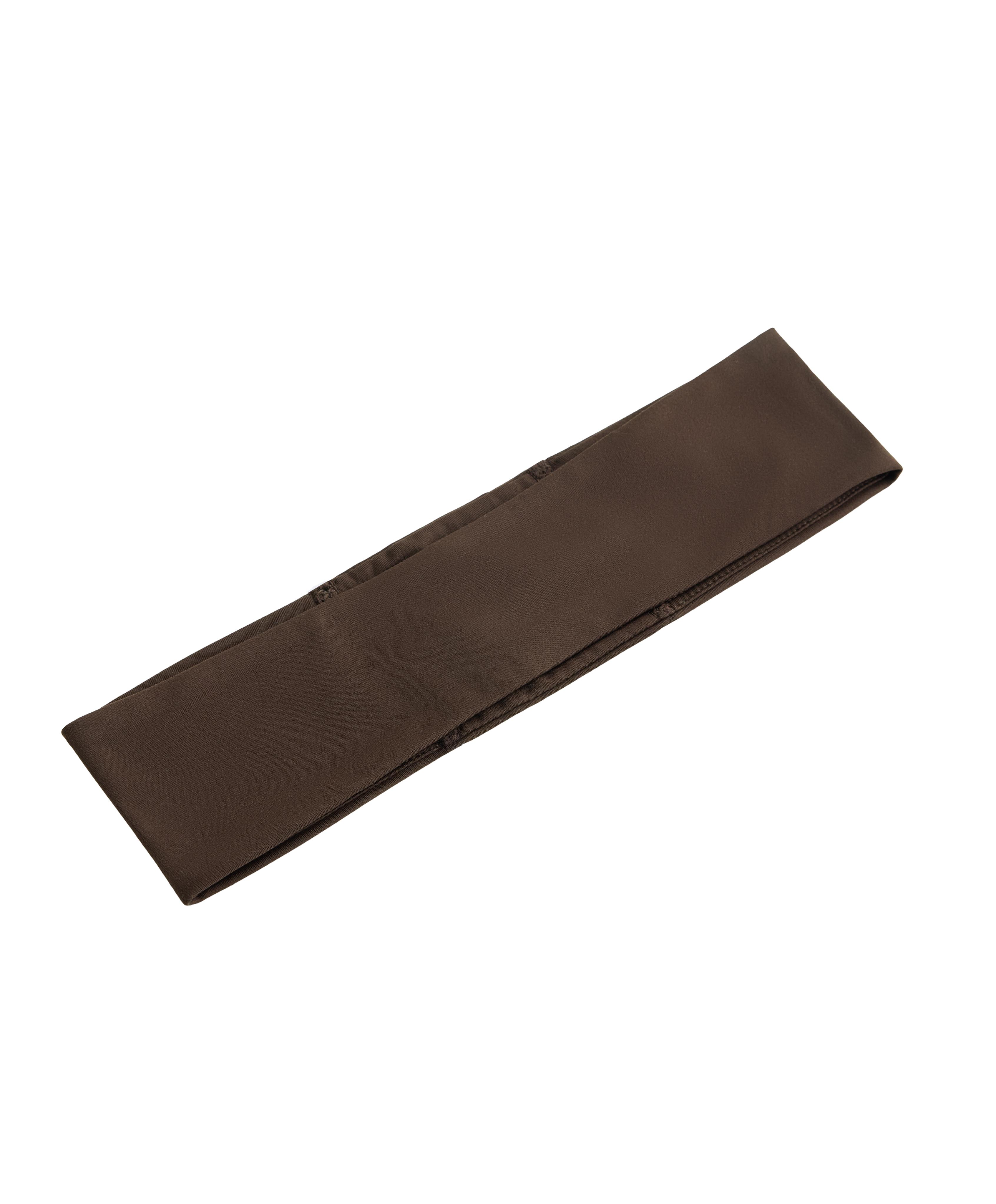 7cm reflective adjustable sports headband — DARK BROWN