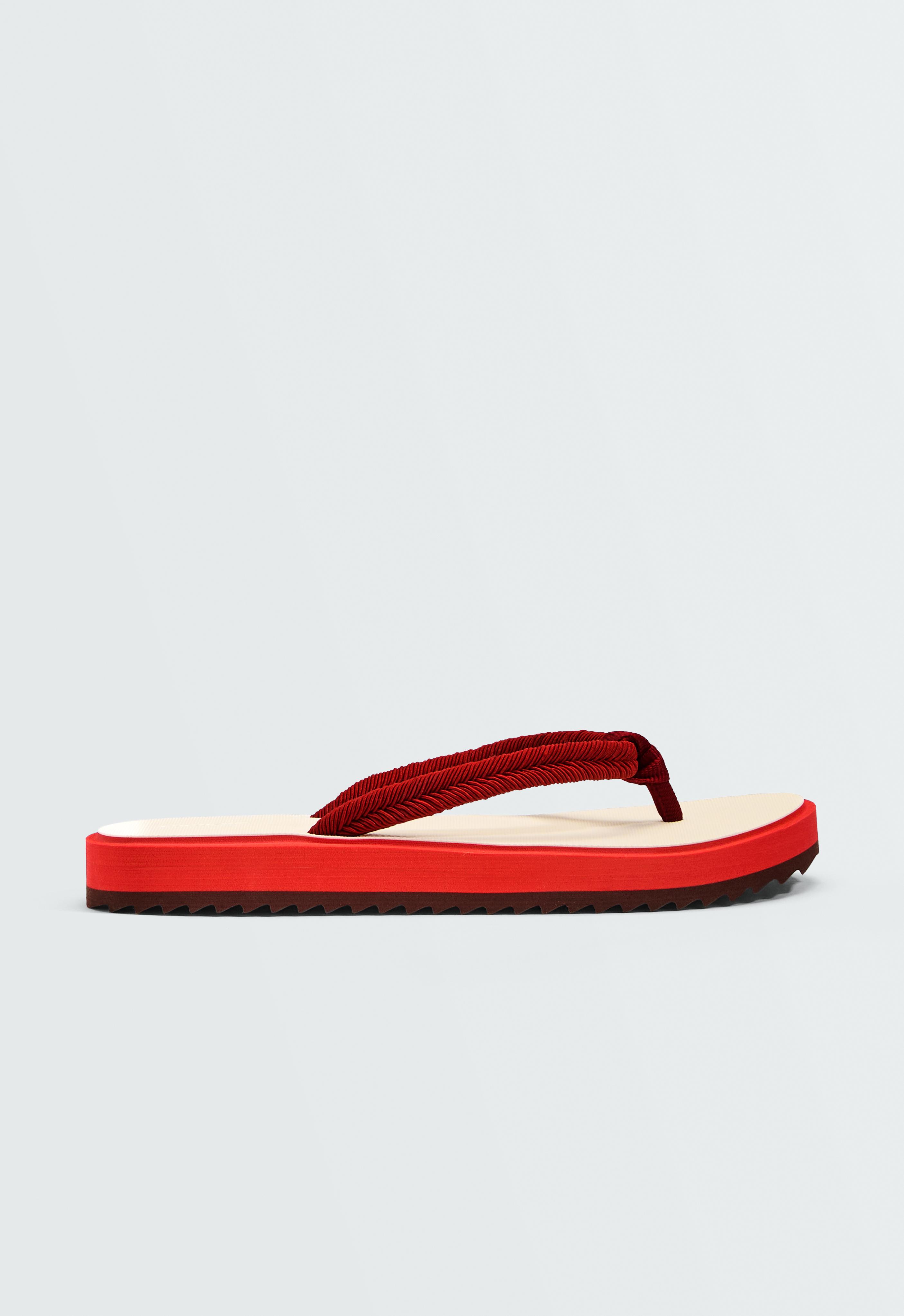 Braided rope beachwear sandals