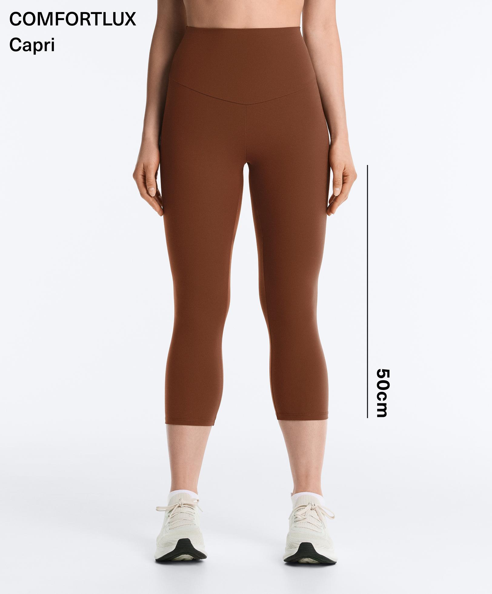 Comfortlux süper yüksek bel kapri tayt 50 cm Comfortlux süper yüksek bel kapri tayt 50 cm
