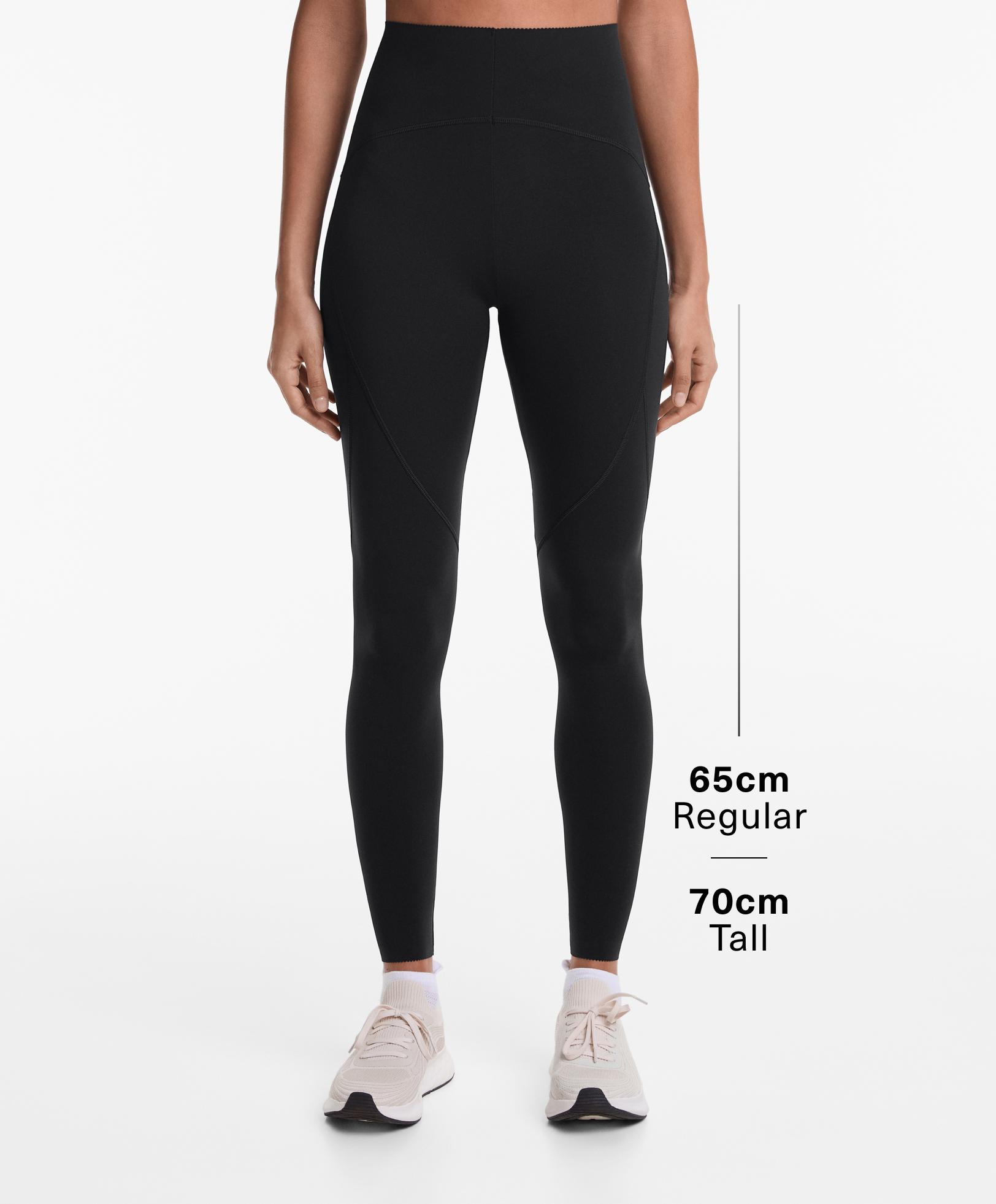 Basic compressive ankle-length leggings