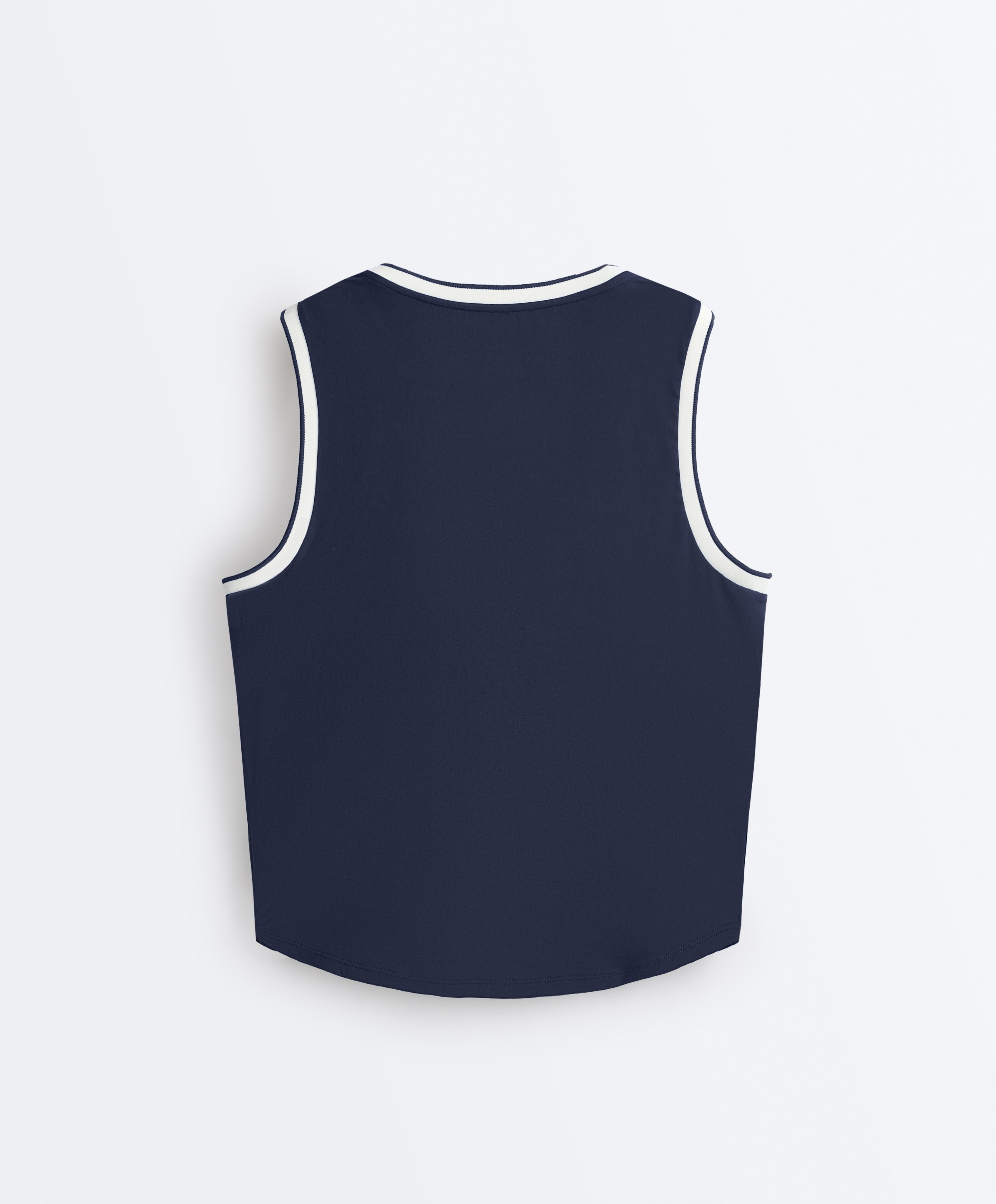Sleeveless top — NAVY BLUE
