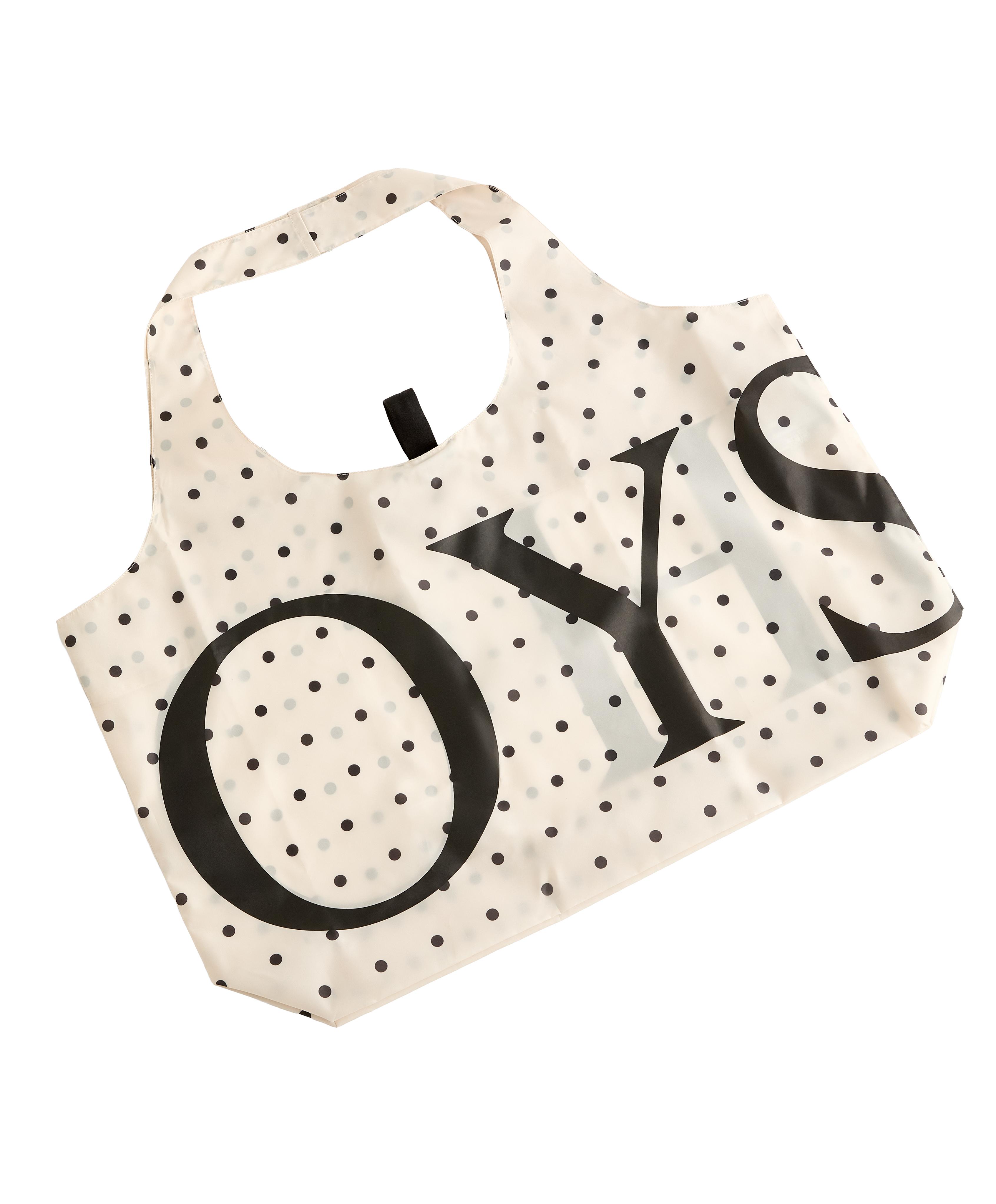 Packable OYSHO bag — ECRU