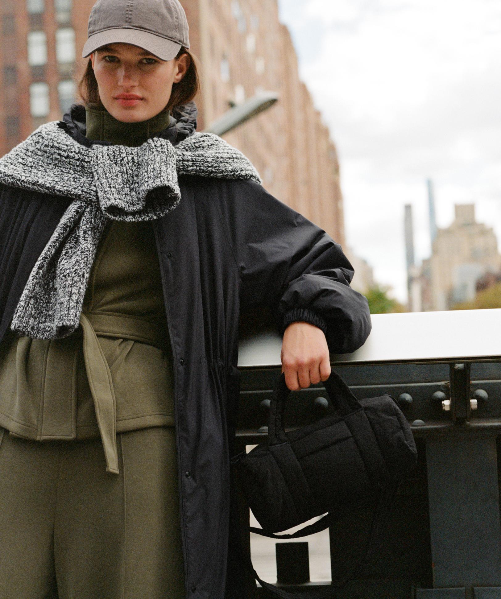 Veste à ceinture en modal brossé