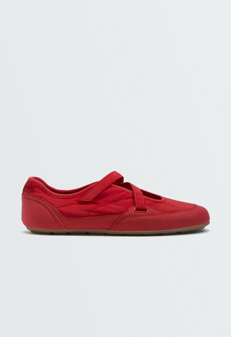 Sport ballet flat — RED