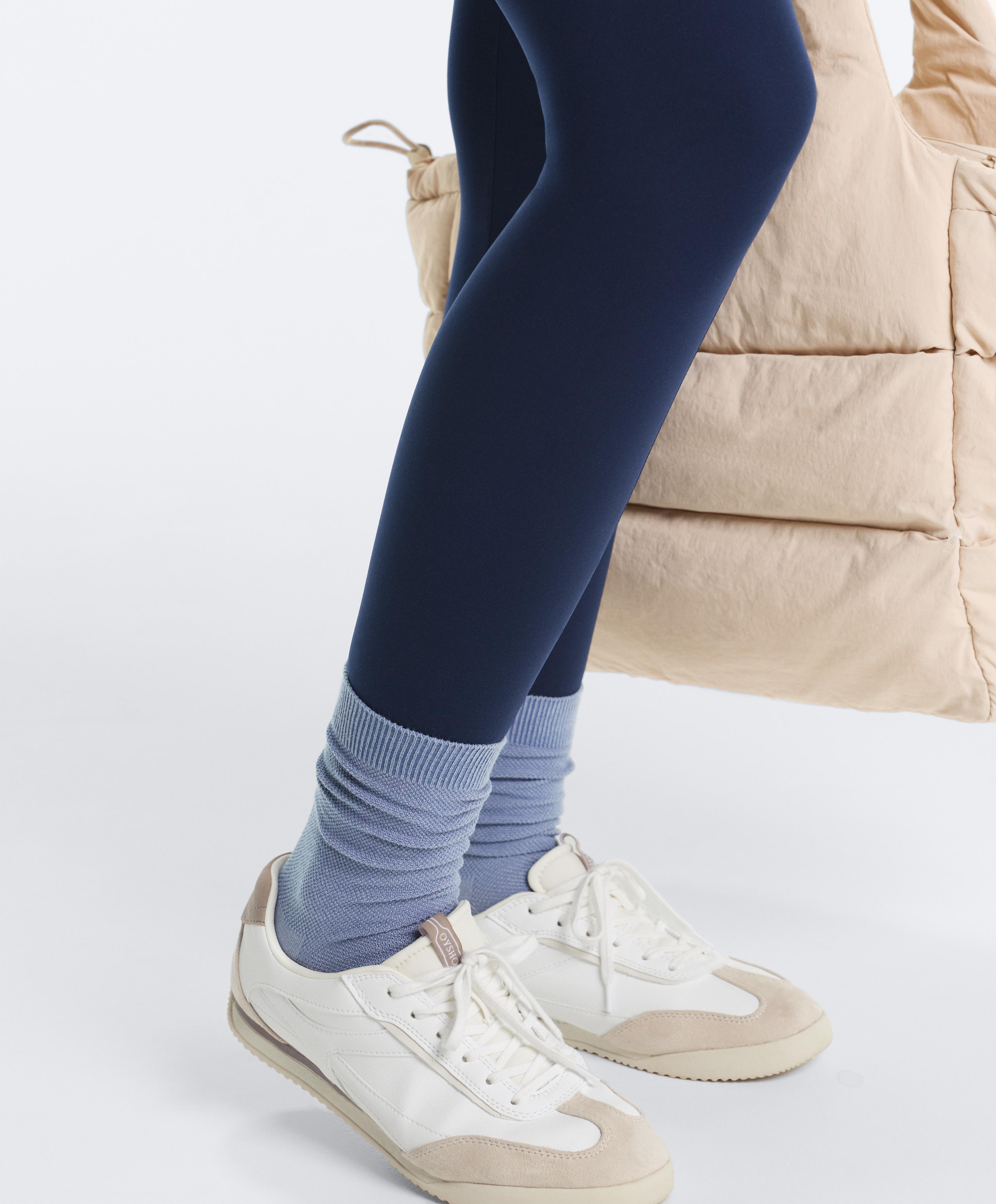 3 pairs of cotton blend classic pique socks — YELLOW