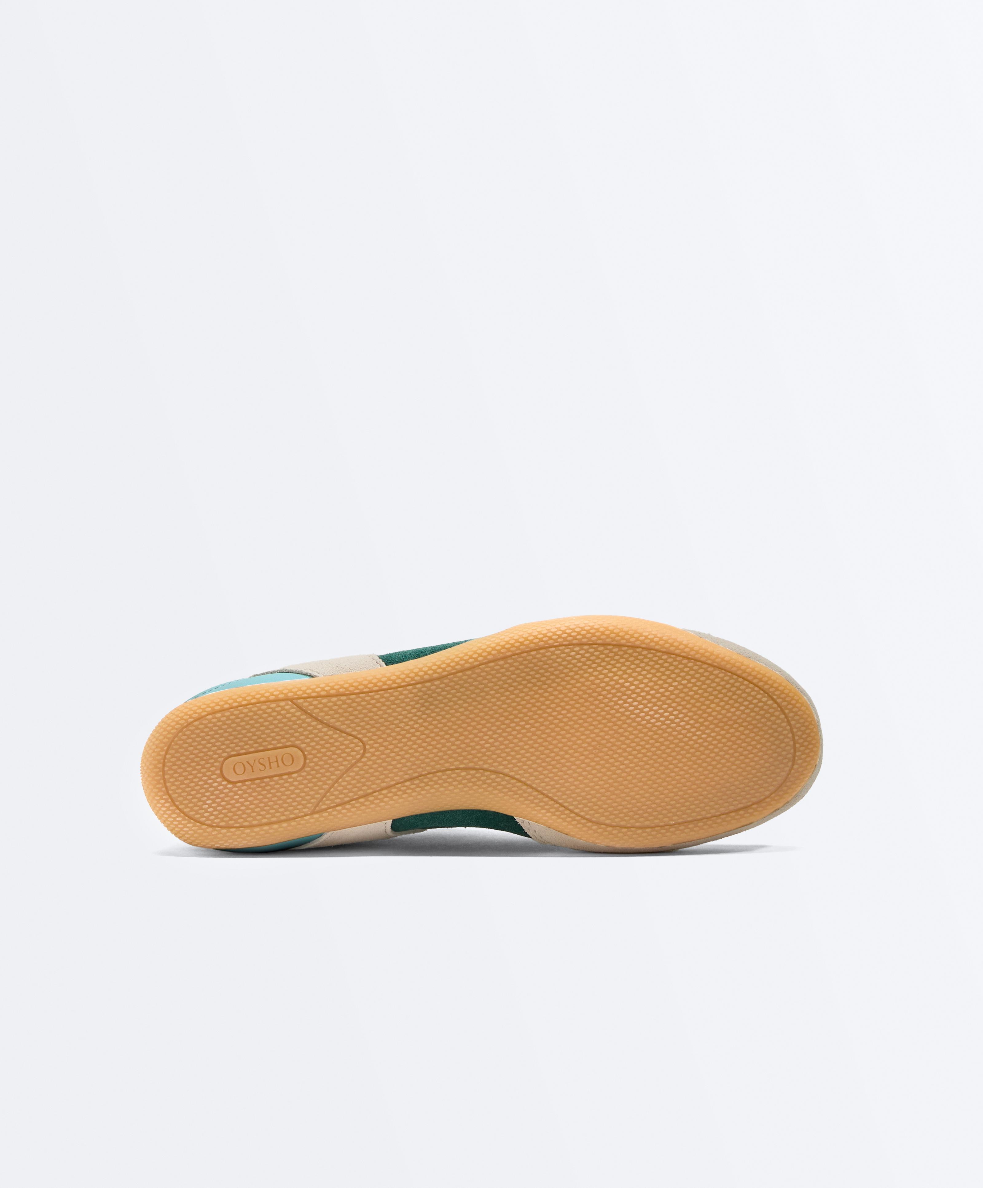 Retro-style trainers — GREEN