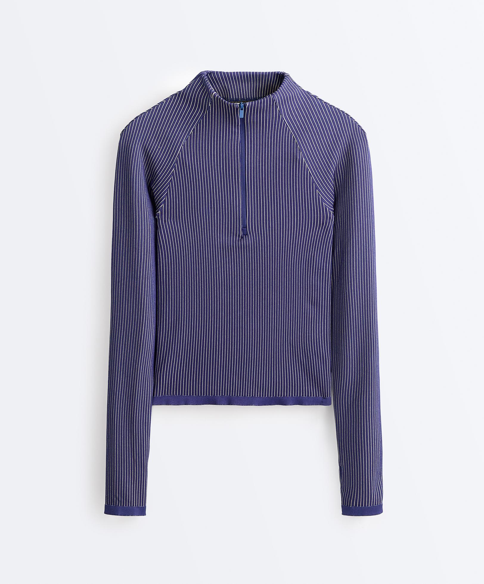 Long-sleeved technical T-shirt — COBALT