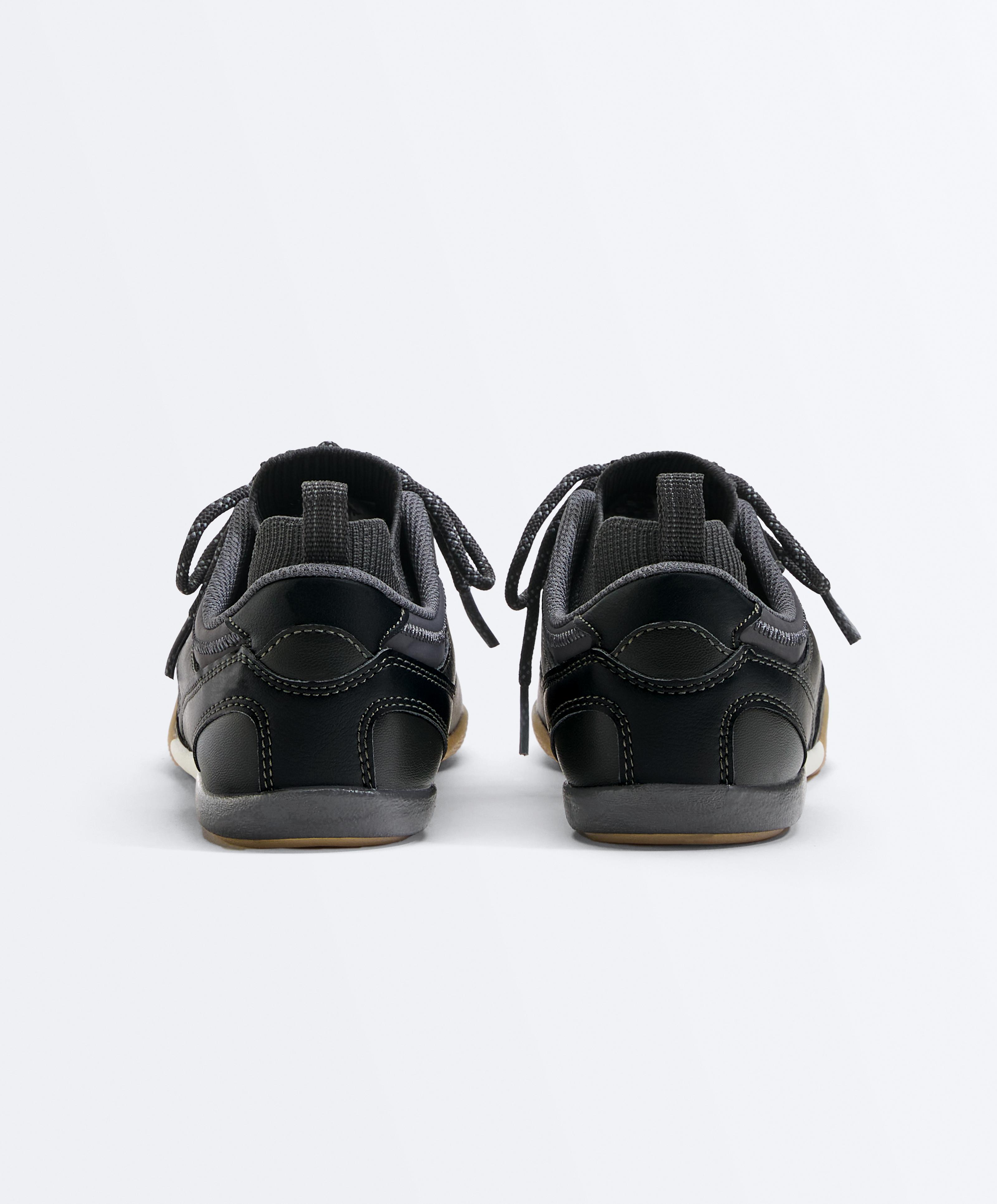 Sock-style trainers — BLACK