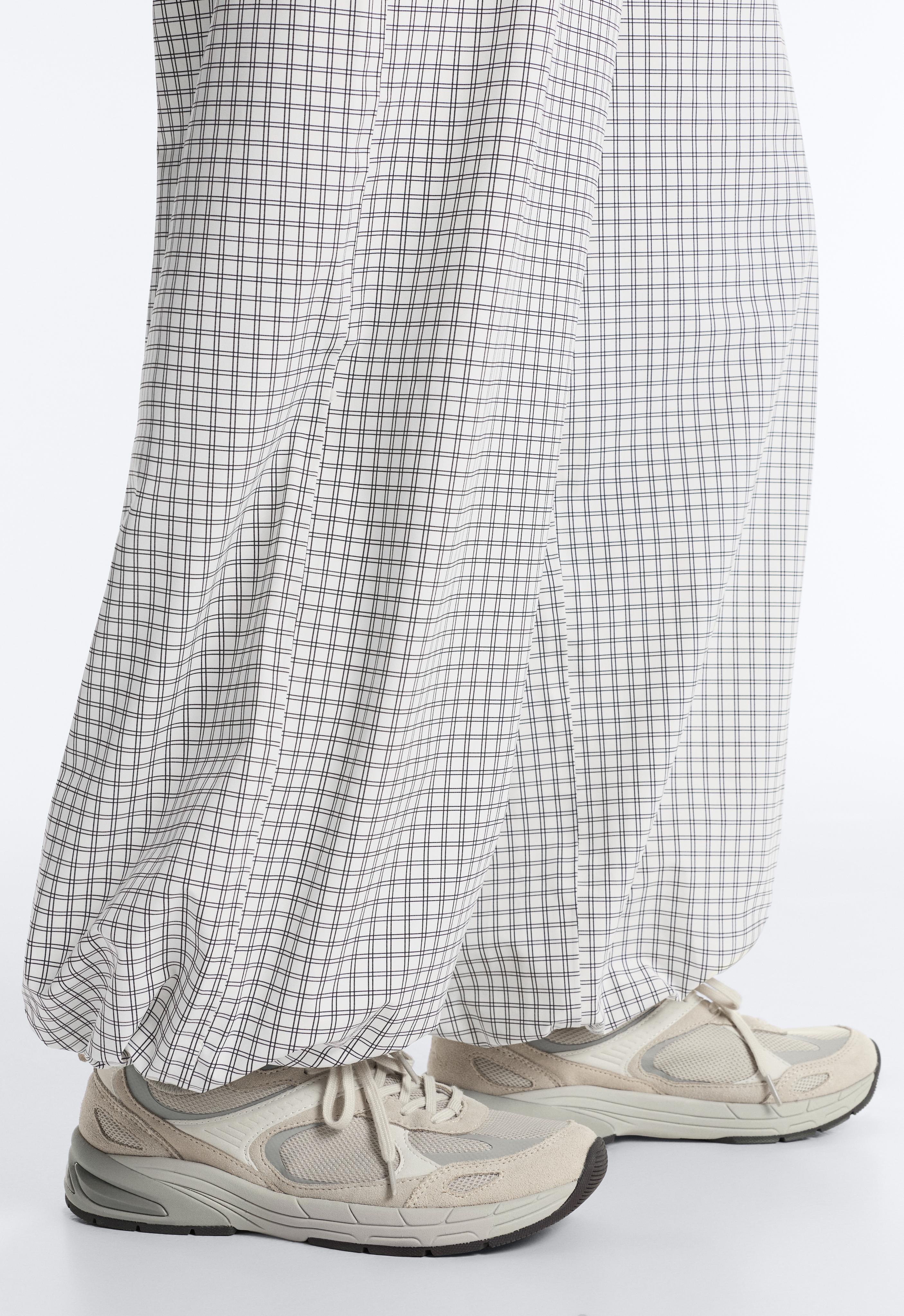 10k waterproof balloon trousers — PALE ECRU