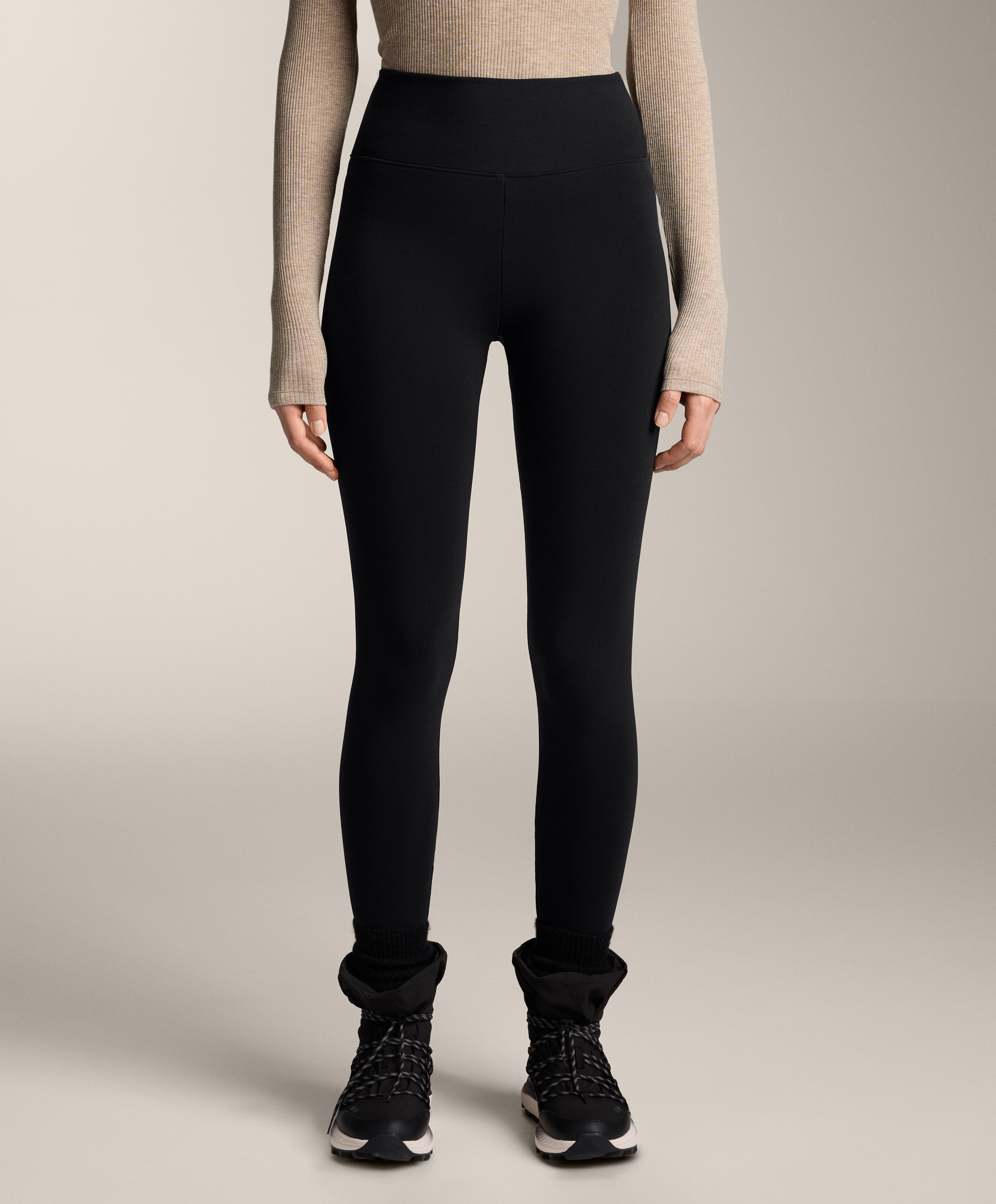 Super-high-rise seamless extra-warm 70cm ankle-length leggings Super-high-rise seamless extra-warm 70cm ankle-length leggings