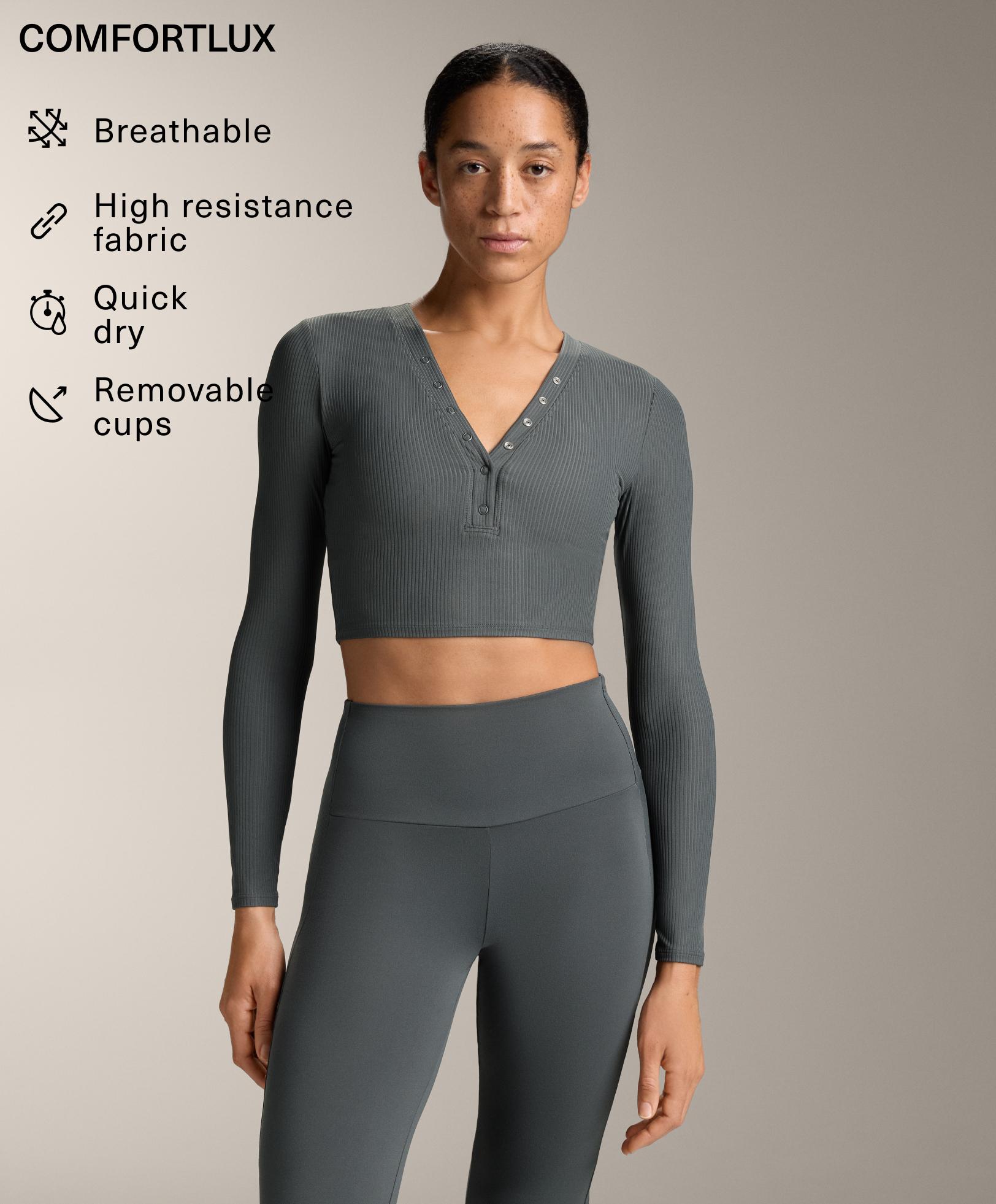 Comfortlux long-sleeved rib T-shirt Comfortlux long-sleeved rib T-shirt