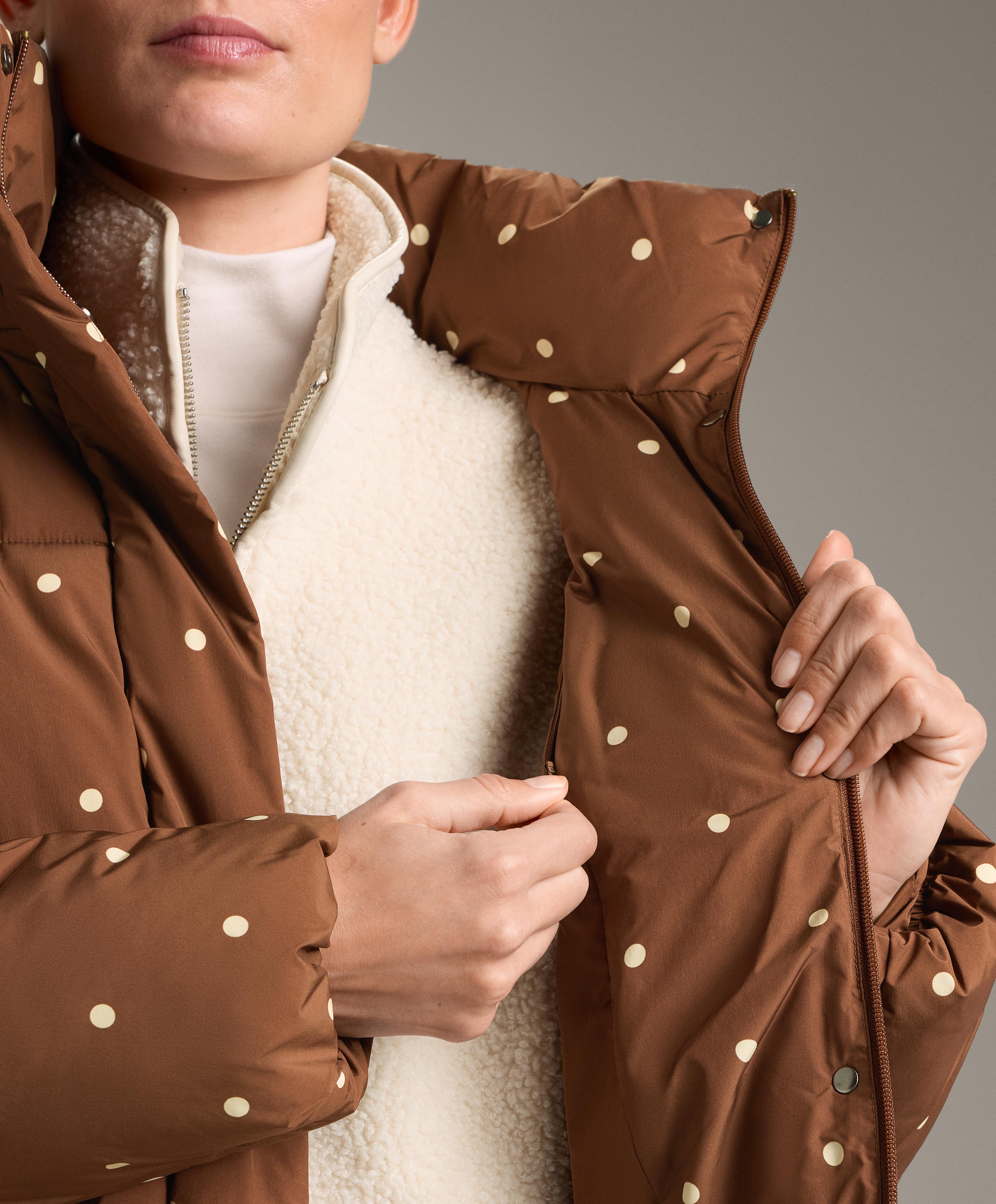 Primaloft® water-repellent padded jacket — DARK BRICK