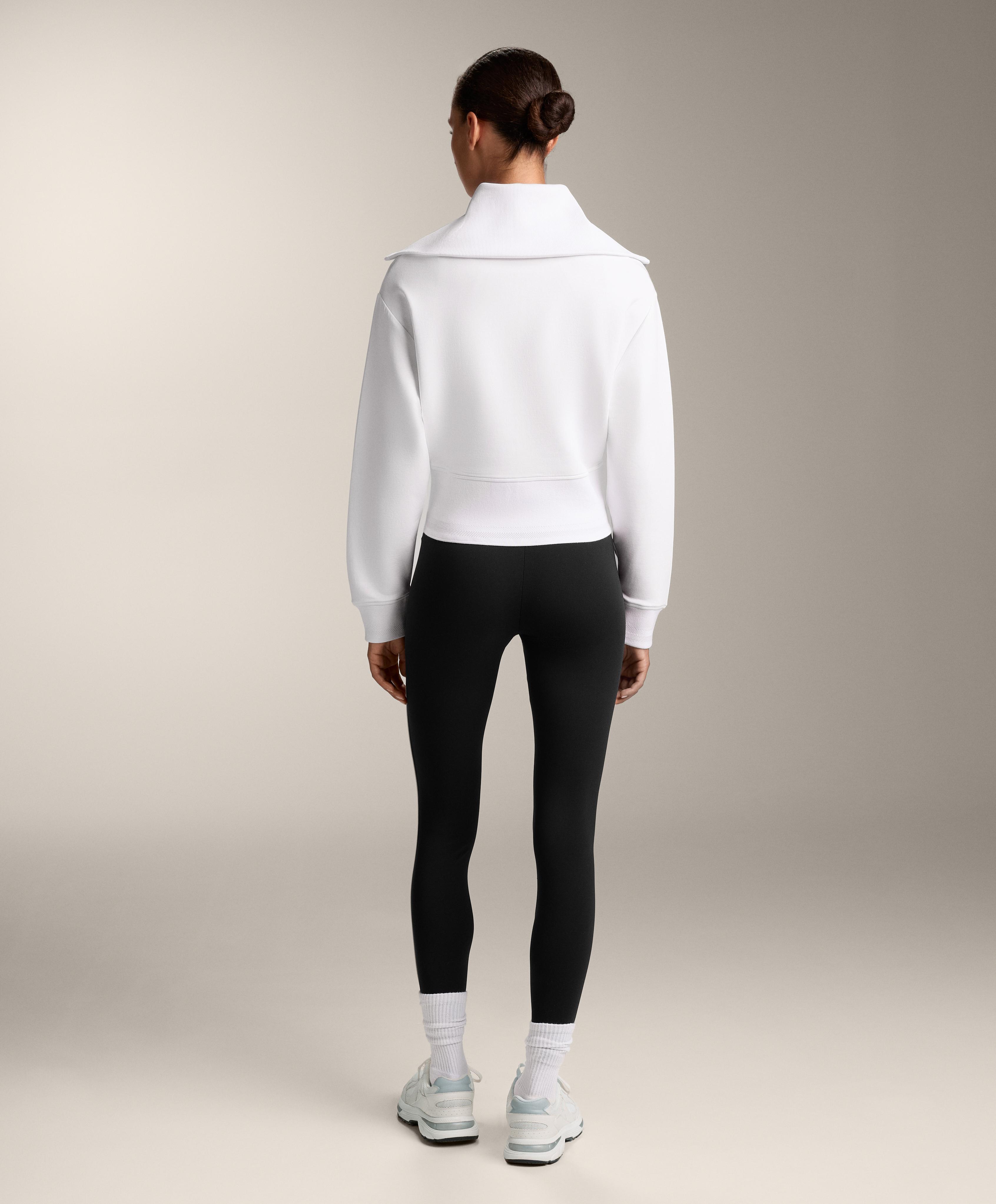 High neck rib jacket with cotton | OYSHO United States