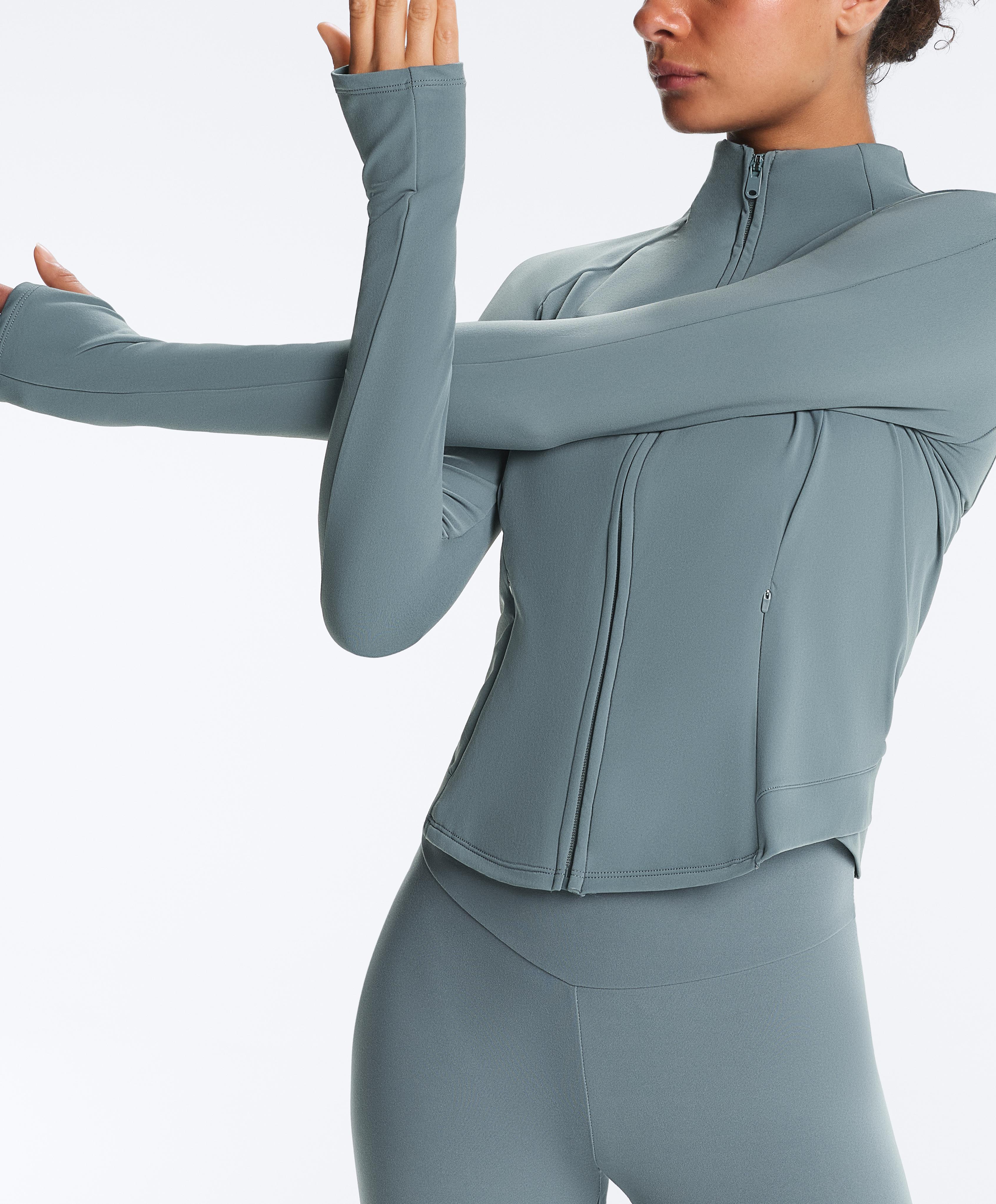 Light warm technical jacket — DARK GREY-BLUE