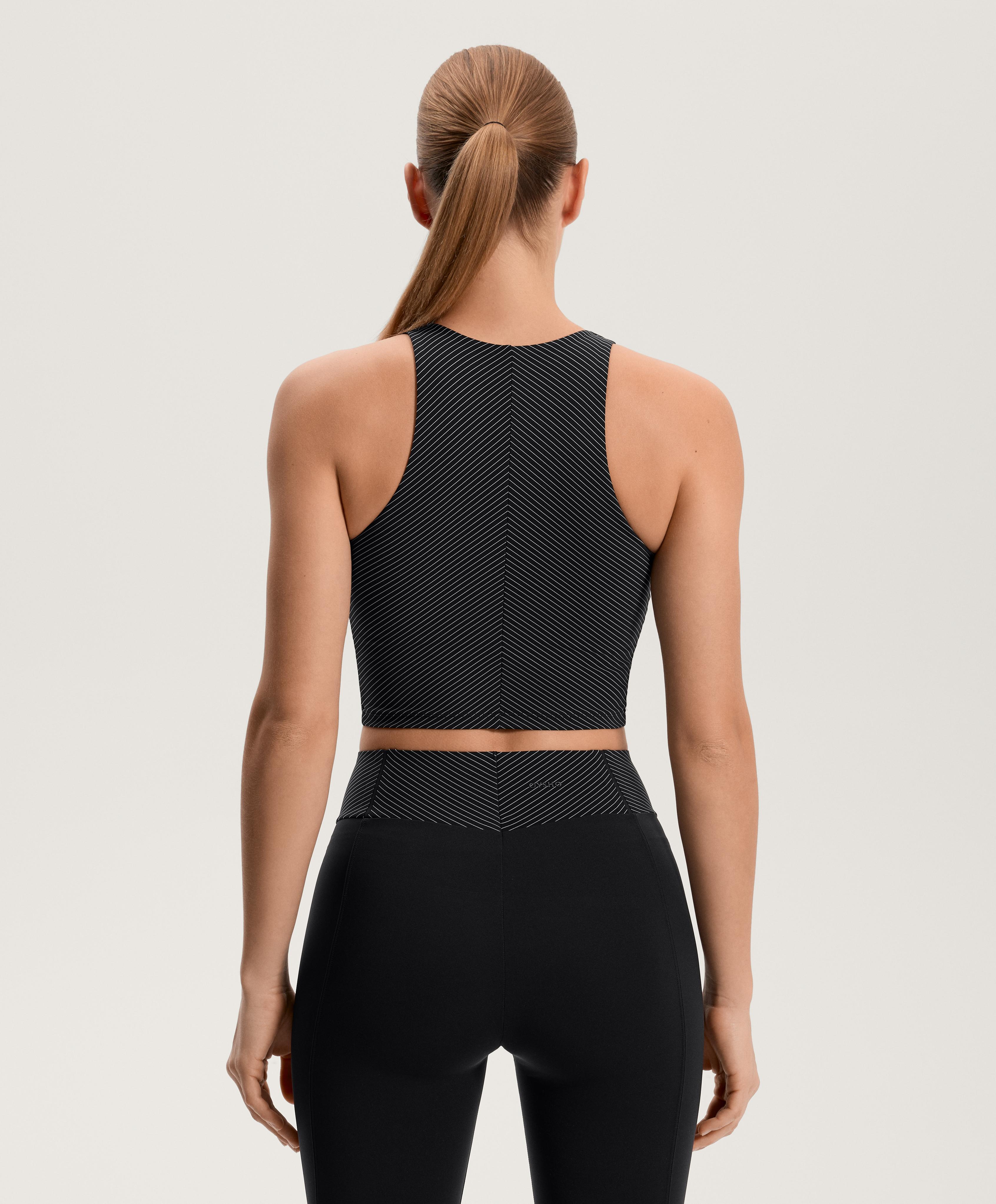 Compressive tanktop met strepen Compressive tanktop met strepen
