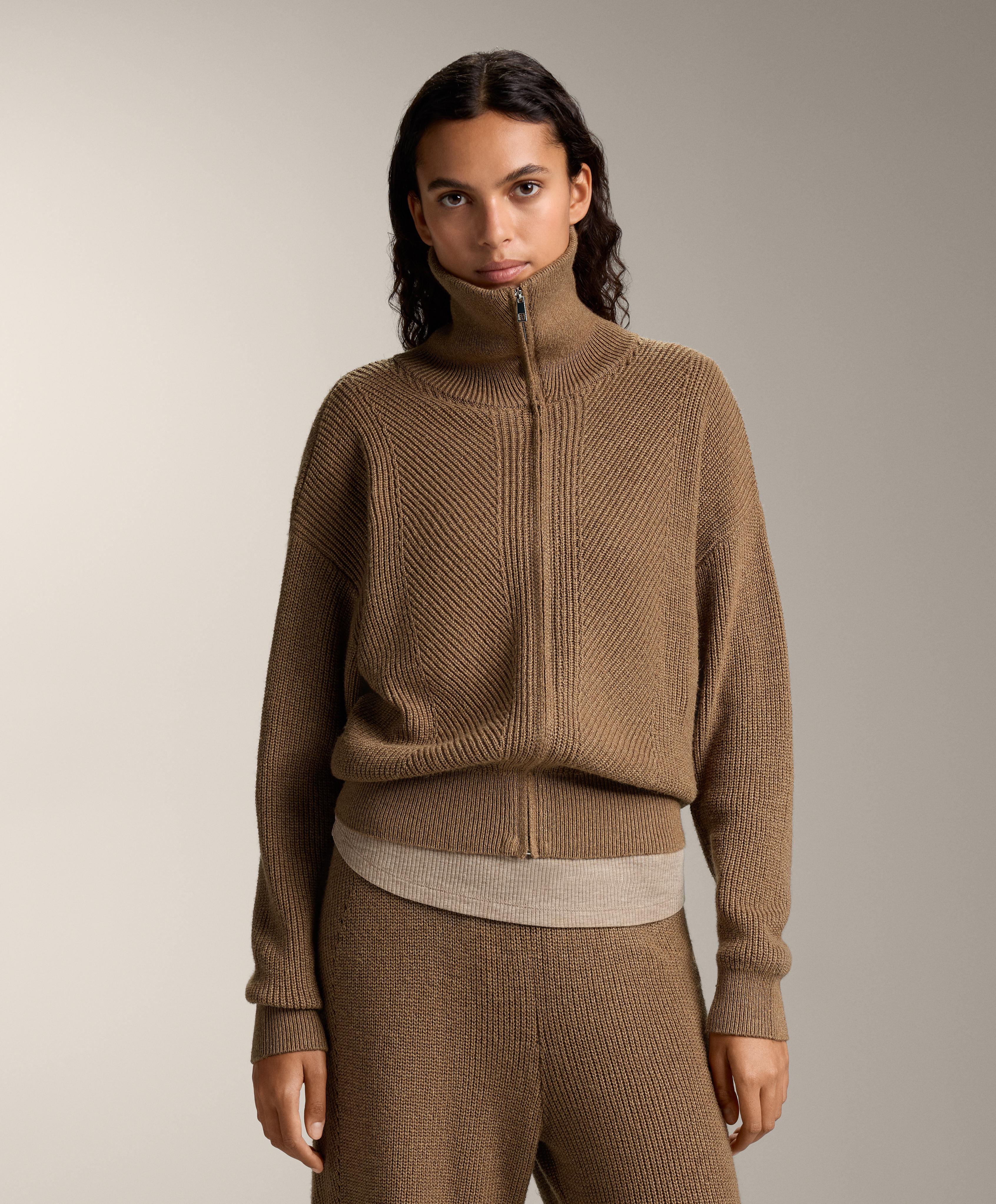 Veste en maille à col revers Veste en maille à col revers